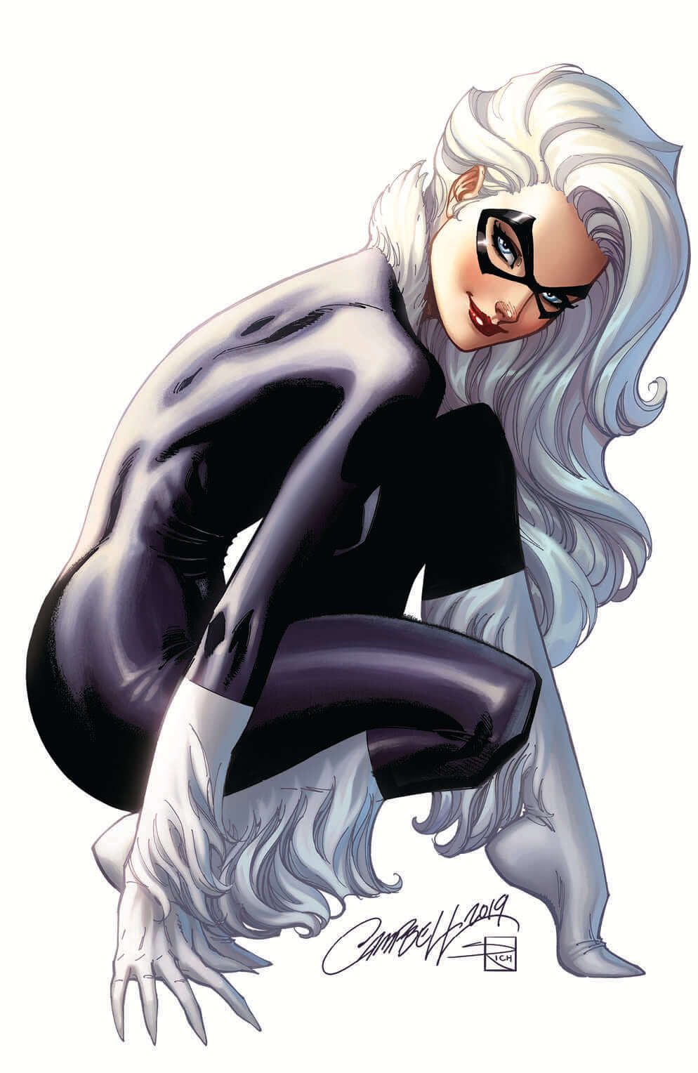 BLACK CAT #1 J Scott Campbell Variant Amazing Spider-Man 1 194 Trade + Virgin Set Options (06/05/2019) MARVEL - Image 2