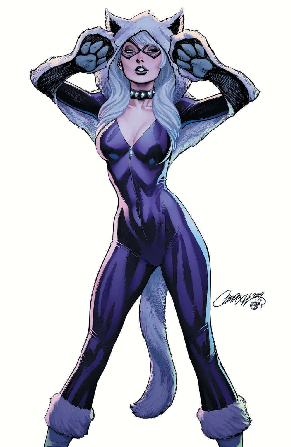 BLACK CAT #1 J Scott Campbell Variant Amazing Spider-Man 1 194 Trade + Virgin Set Options (06/05/2019) MARVEL - Image 4