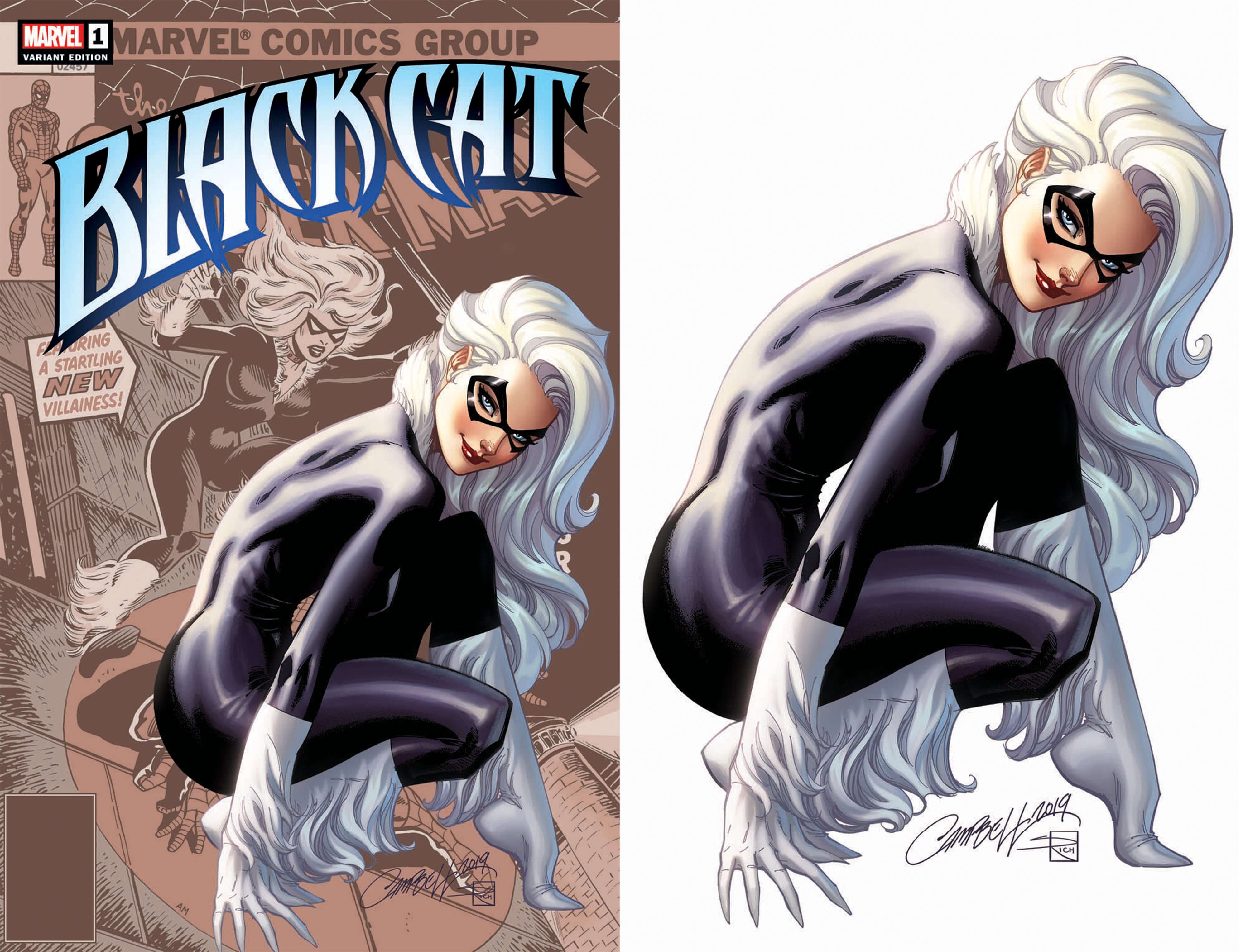 BLACK CAT #1 J Scott Campbell Variant Amazing Spider-Man 1 194 Trade + Virgin Set Options (06/05/2019) MARVEL - Image 5