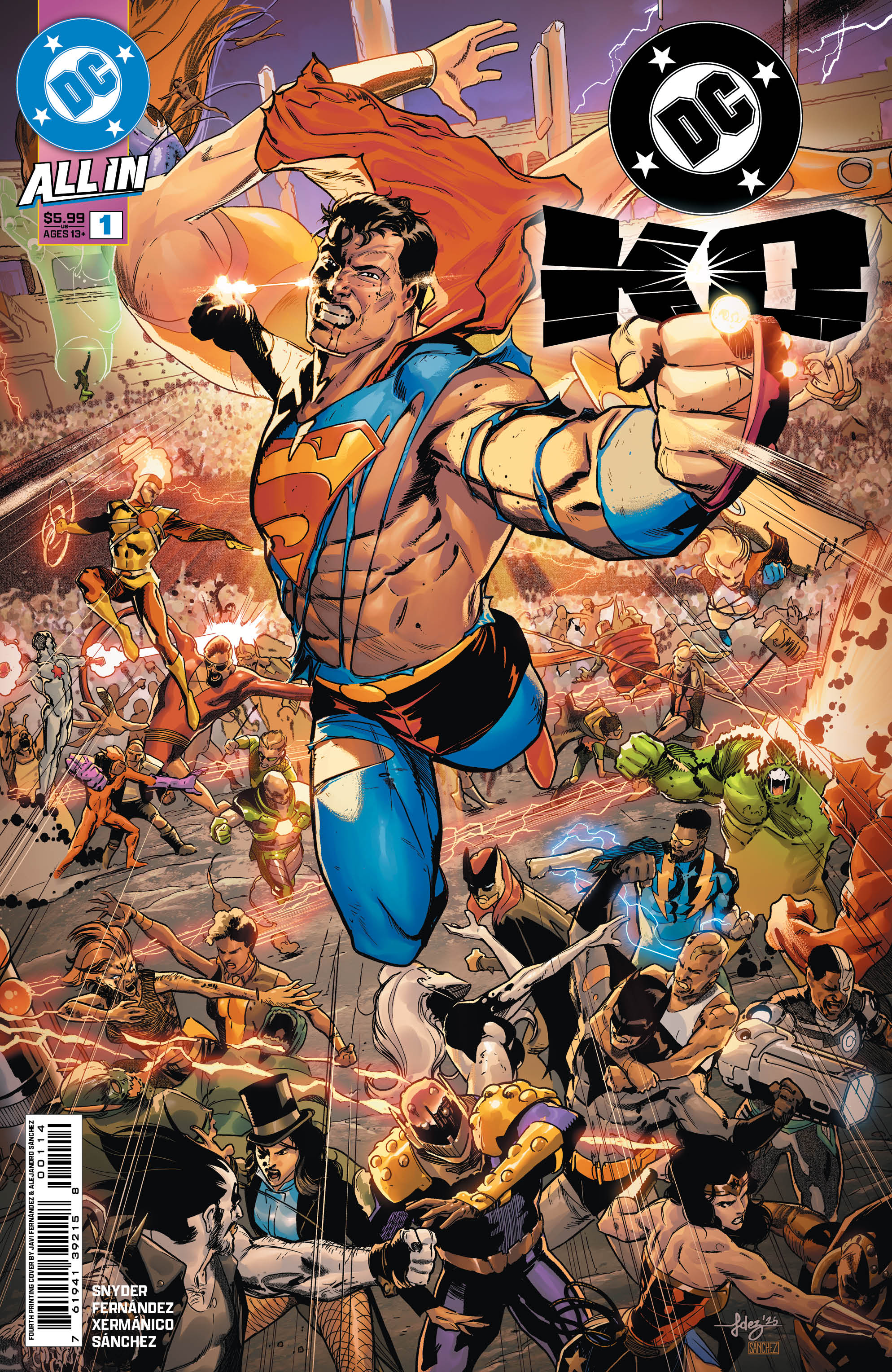 Dc K.O. #1 (Of 4) 4th Print A Javi Fernandez Variant (04/29/2026) Dc