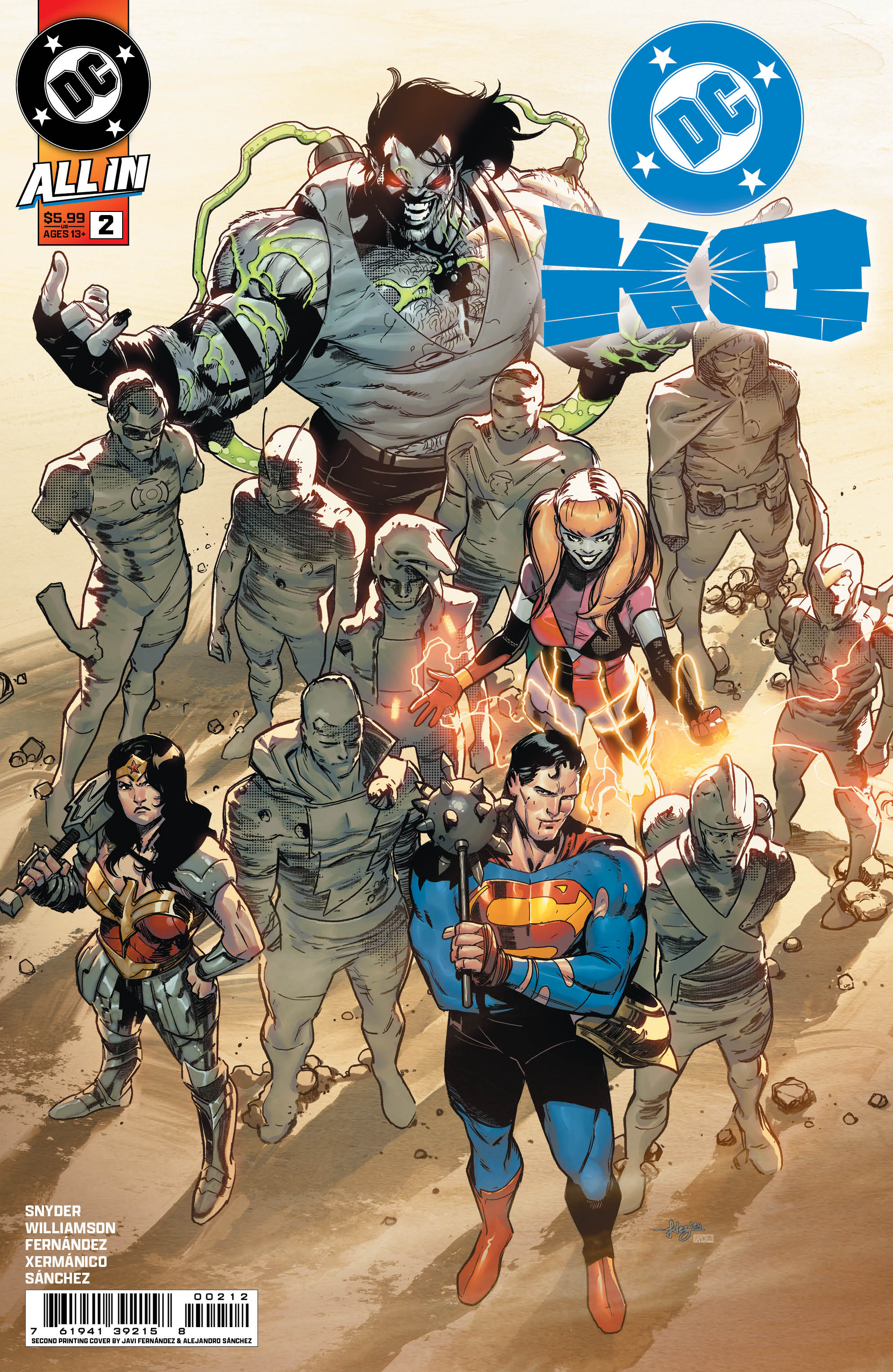 Dc K.O. #2 (Of 4) 2nd Print A Javier Fernandez Variant (04/29/2026) Dc