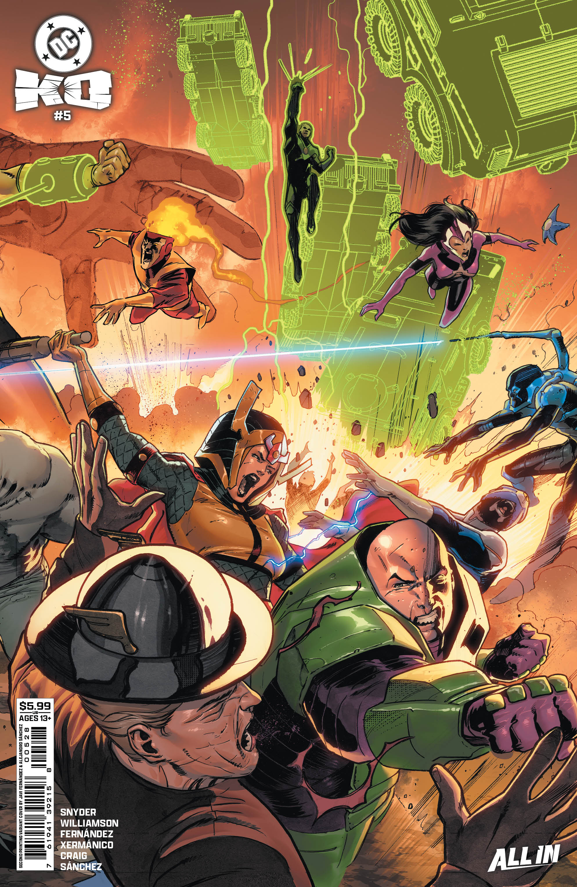 Dc K.O. #5 (Of 5) 2nd Print B Javier Fernandez Connecting Variant (04/29/2026) Dc