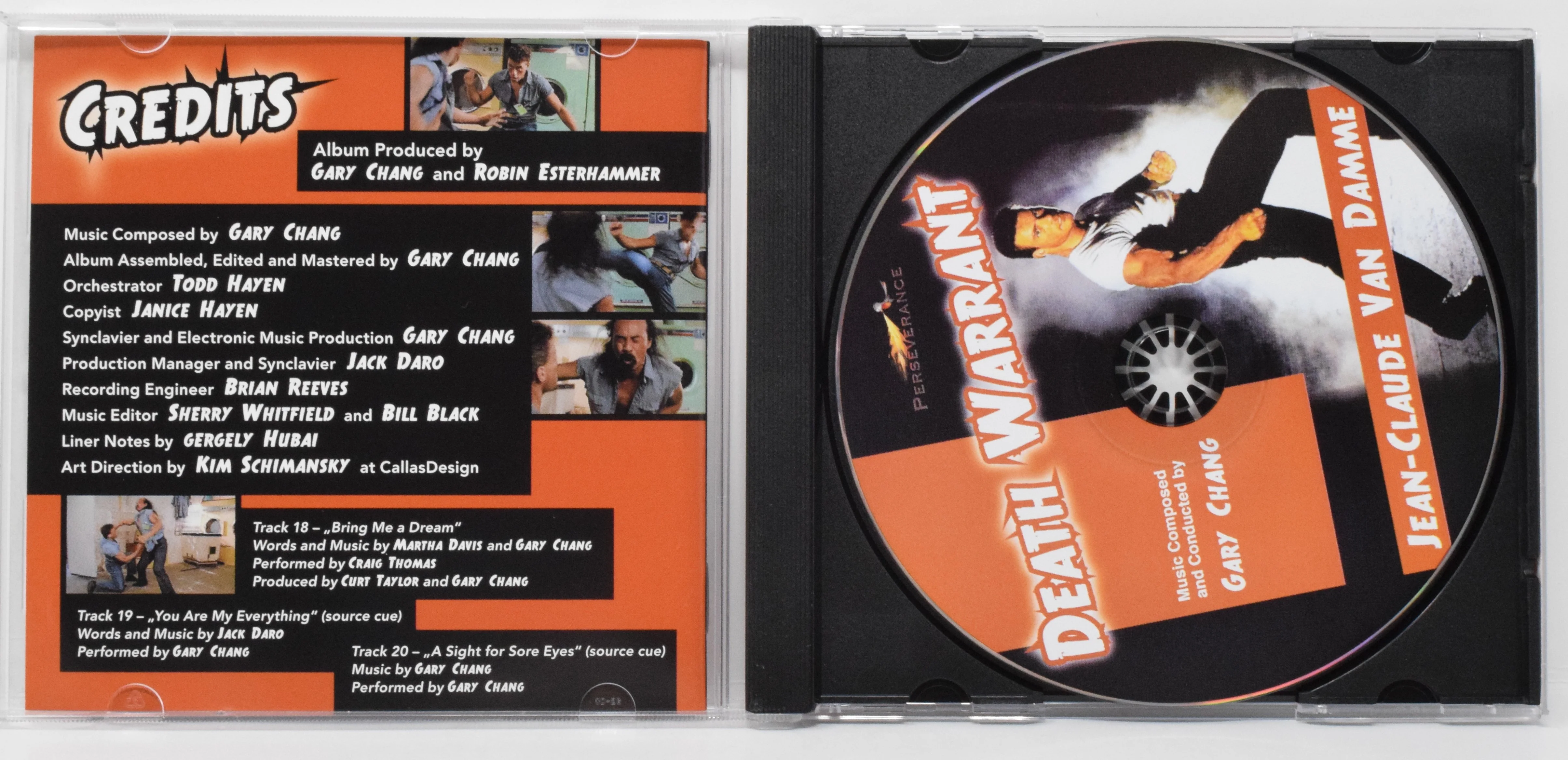 Death Warrant Soundtrack CD Gary Chang - Image 3