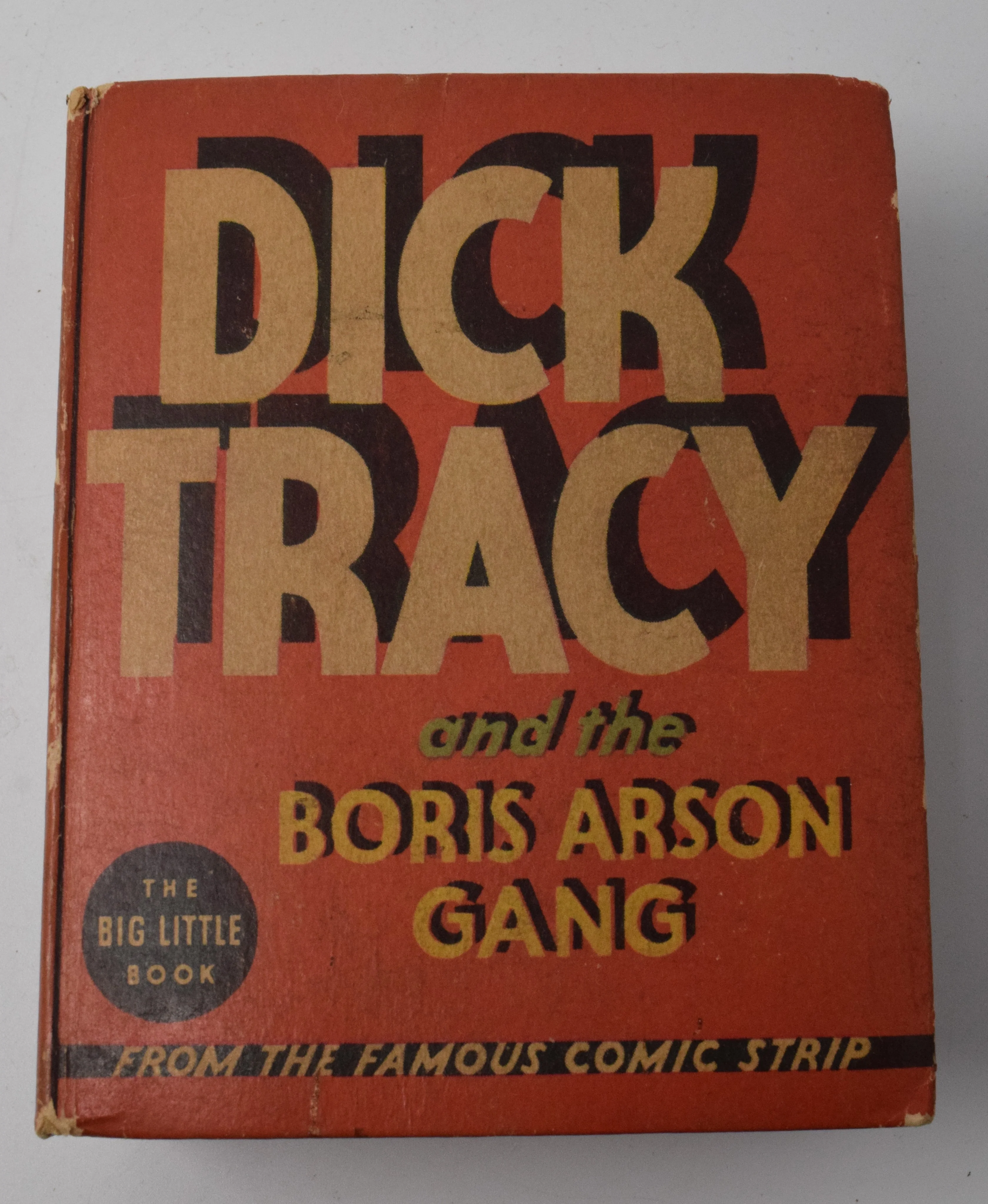 Dick Tracy And The Boris Arson Gang 1163 Big Little Book Whitman 1936 FN VF