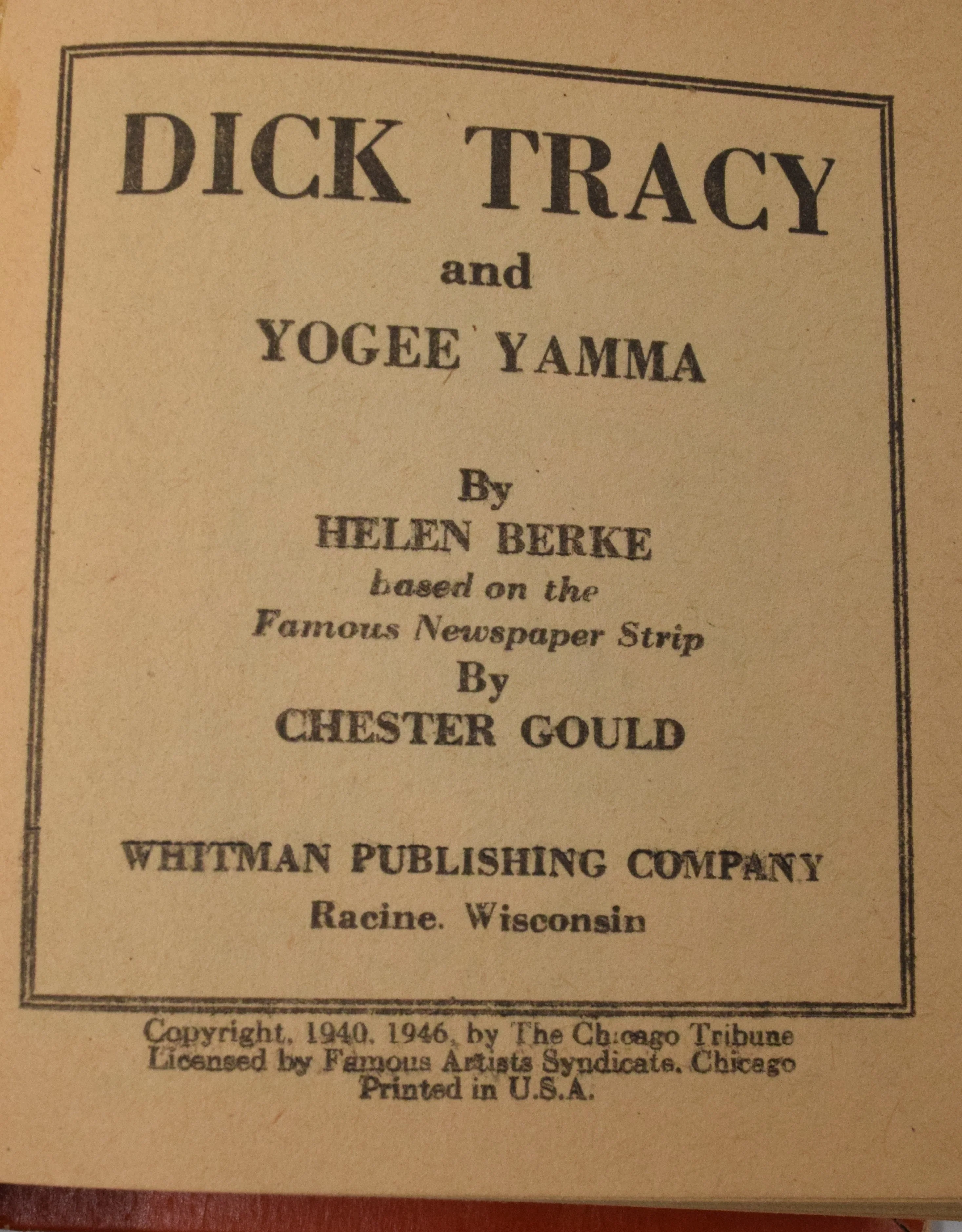 Dick Tracy On Voodoo Island 1478 Better Little Book Whitman 1944 FN - Image 6