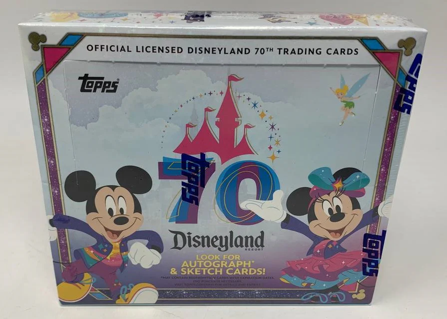 Disney Disneyland 70th Anniversary Trading Cards Topps 2025 Hobby Box (03/25/2026)
