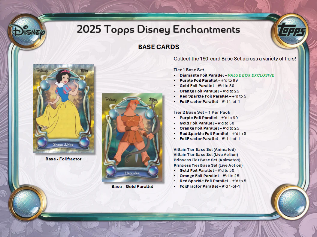 Disney Wonder Trading Cards Topps 2025 Mega Box Frozen (10/22/2025) - Image 3