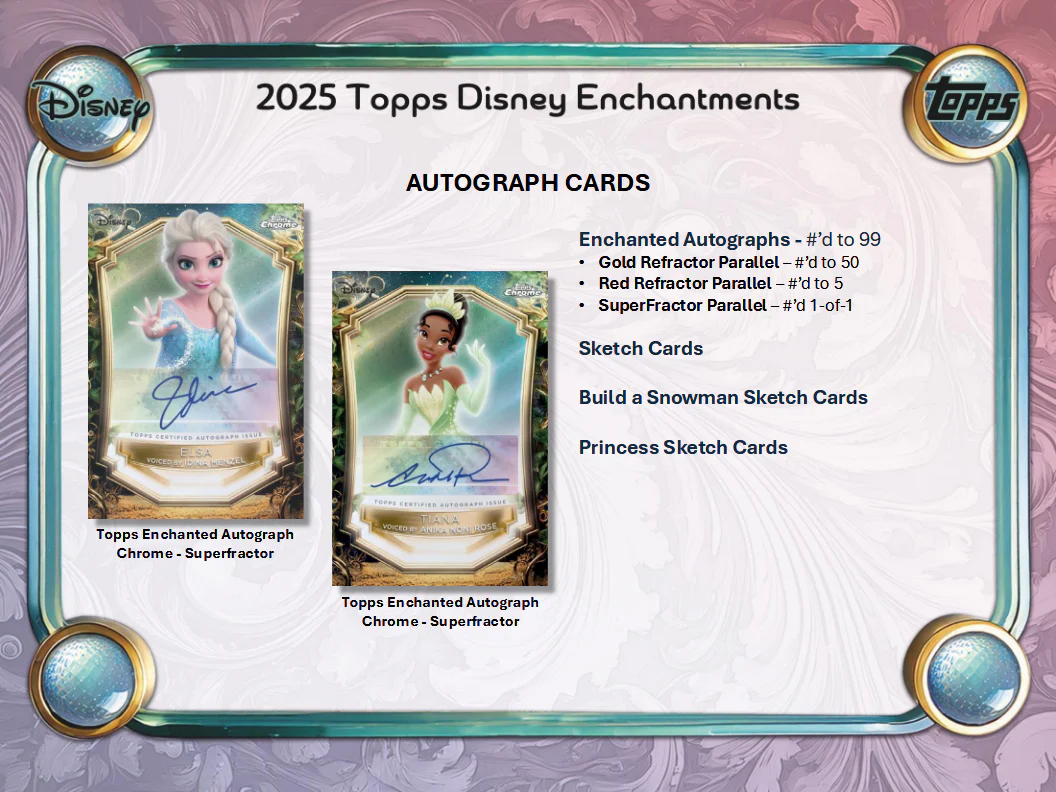 Disney Wonder Trading Cards Topps 2025 Mega Box Frozen (10/22/2025) - Image 7