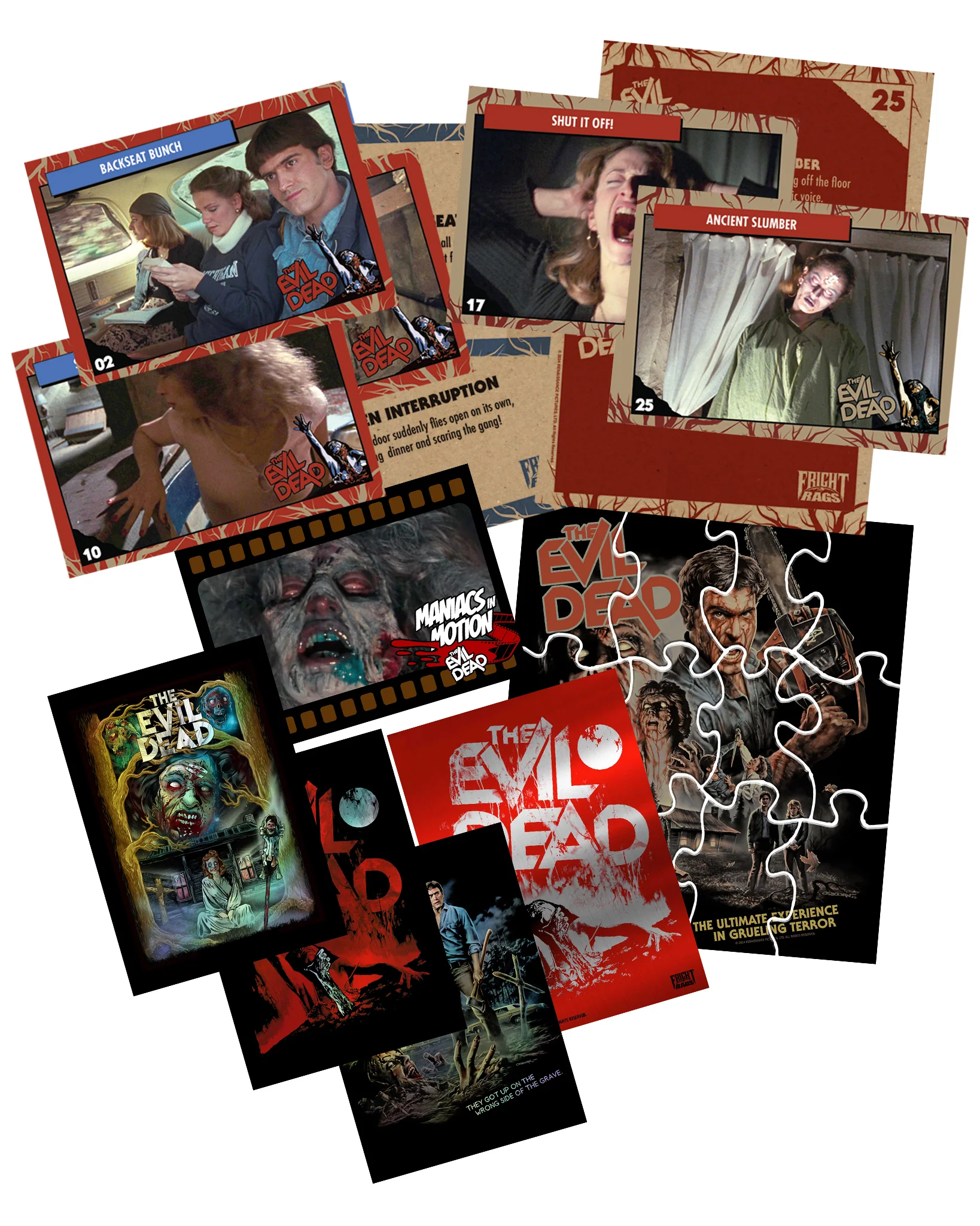 Evil Dead Movie Photo Trading Cards 2024 PX Fright Rags Hobby Box - 24 Packs (10/23/2024) - Image 3