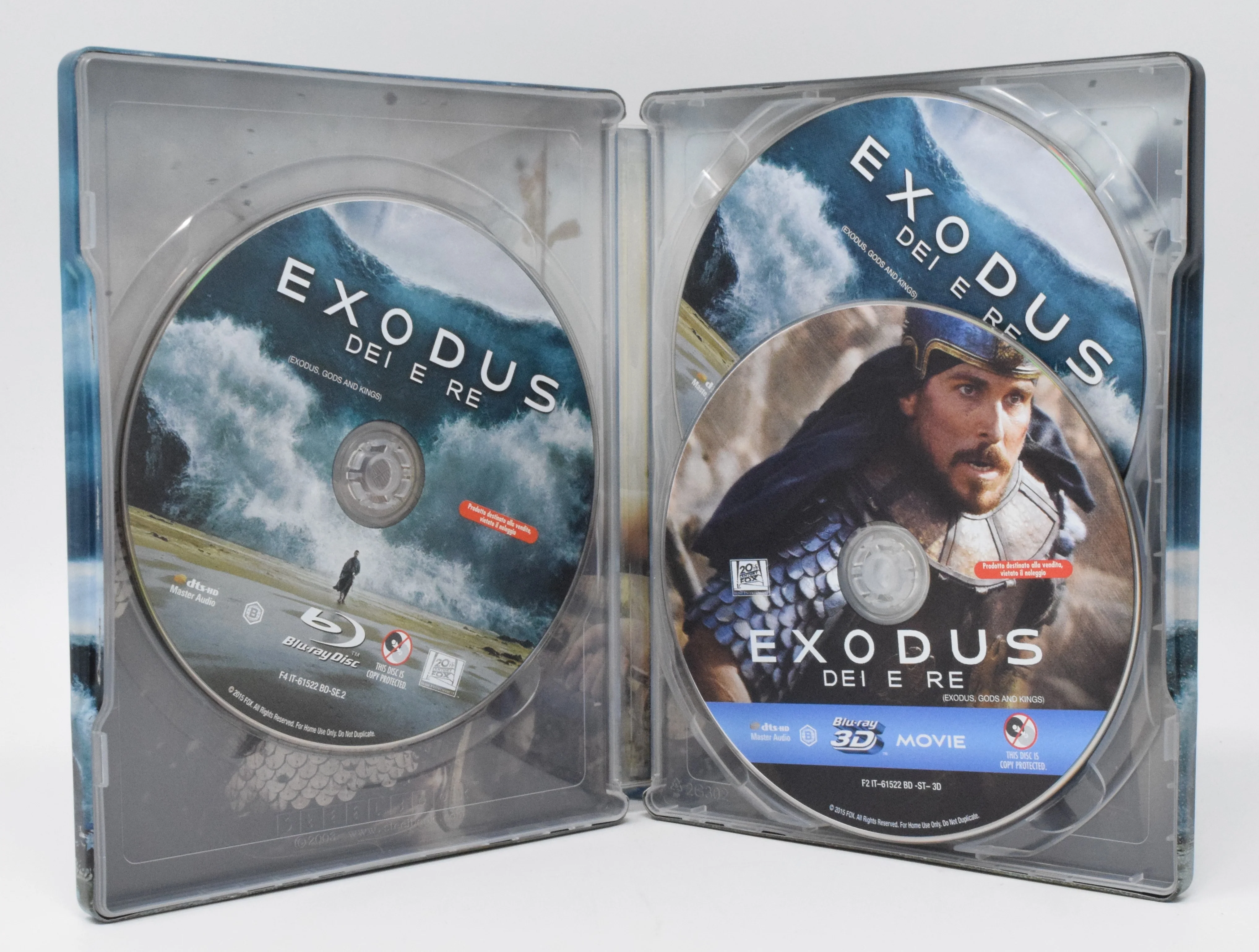 Exodus Gods And Kings Movie Blu-Ray Steelbook - Image 3
