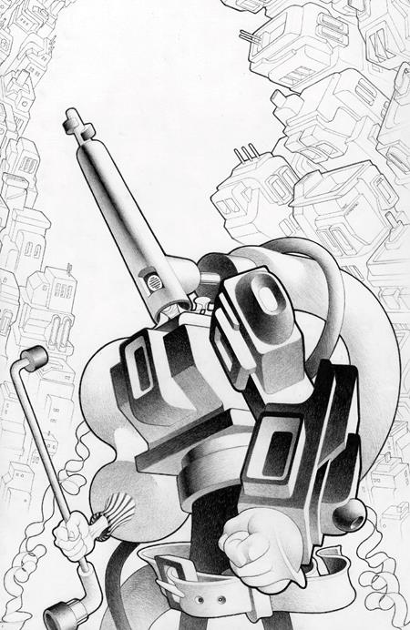 Faceless And The Family Maze Of The Mechanical Aliens #1 (Of 4) A1 Cover Set Of 5 1:10 1:20 (07/01/2026) Oni - Image 5