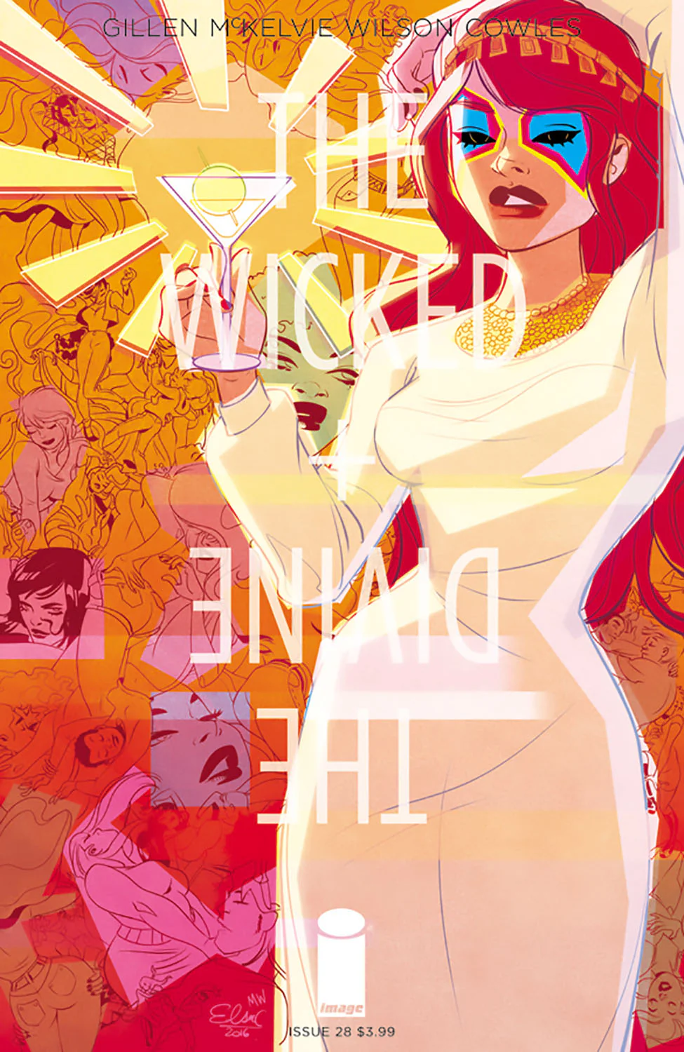 WICKED & DIVINE #28 B 2017 NM CHARRETIER
