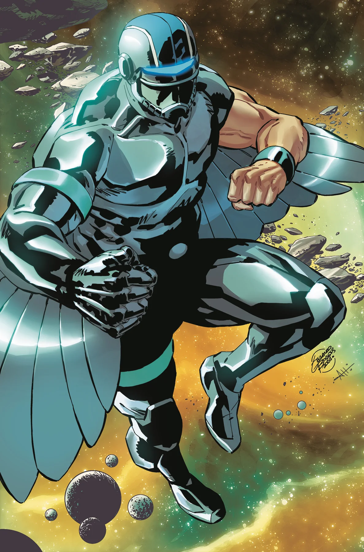 Silverhawks #4 T 1:20 Gerardo Borges Virgin Variant (05/14/2025) Dynamite
