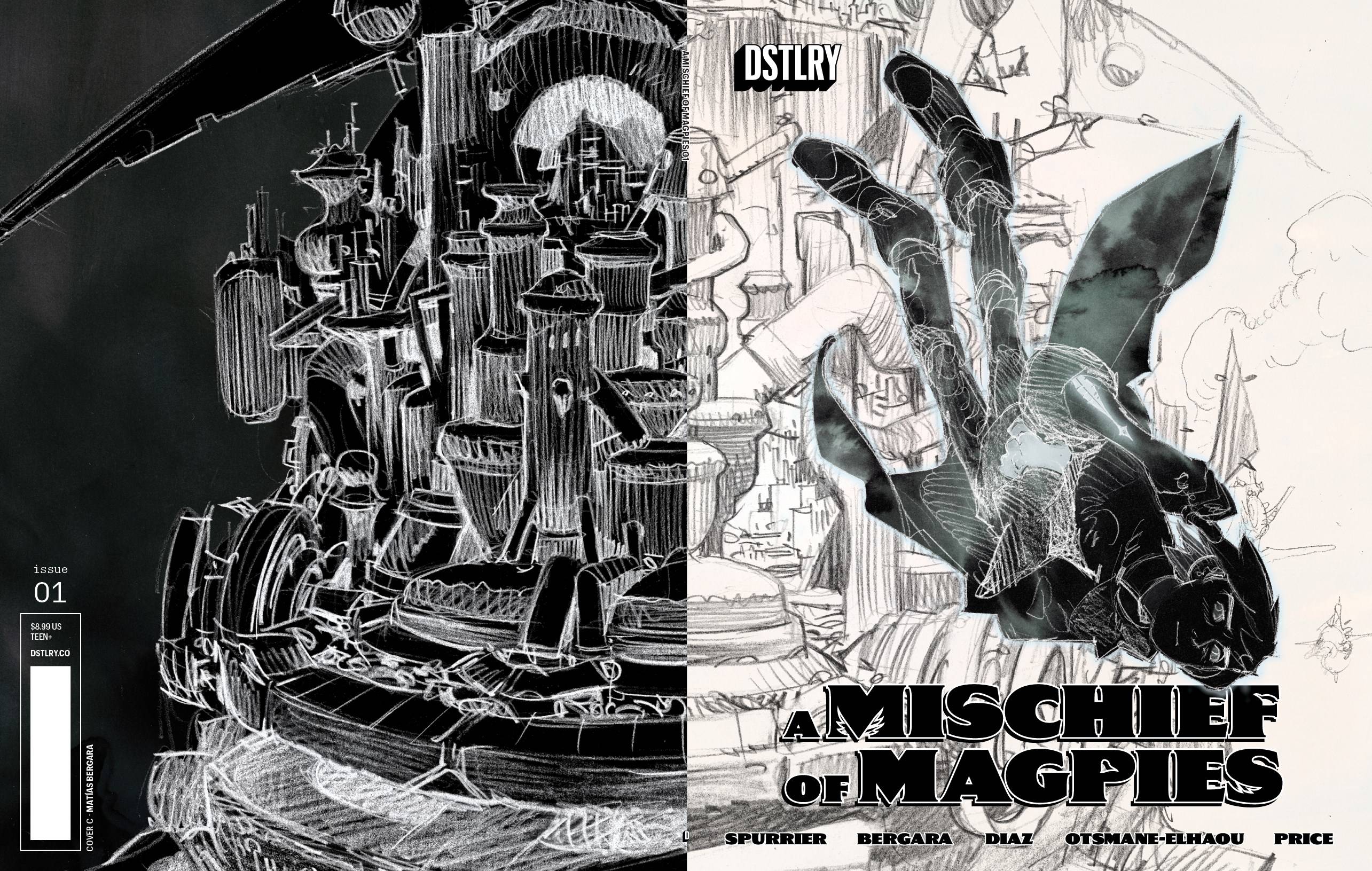 A Mischief Of Magpies #1 C 1:10 Bergara (12/31/2025) Dstlry