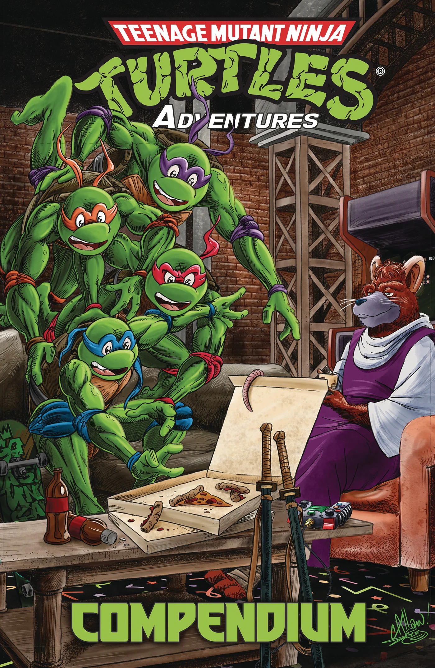 Teenage Mutant Ninja Turtles Tmnt Adventures Compendium Hc Vol 01 (04/30/2025) Idw