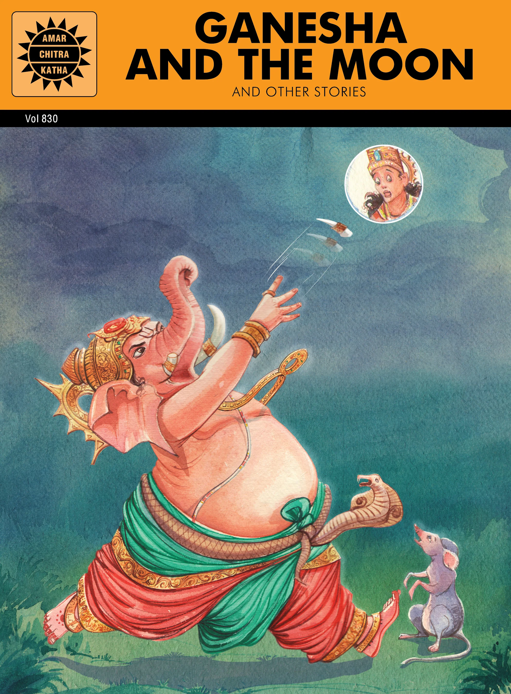 Ganesha & The Moon Tp (04/30/2025) Ack Comics (Amar Chitra Katha)