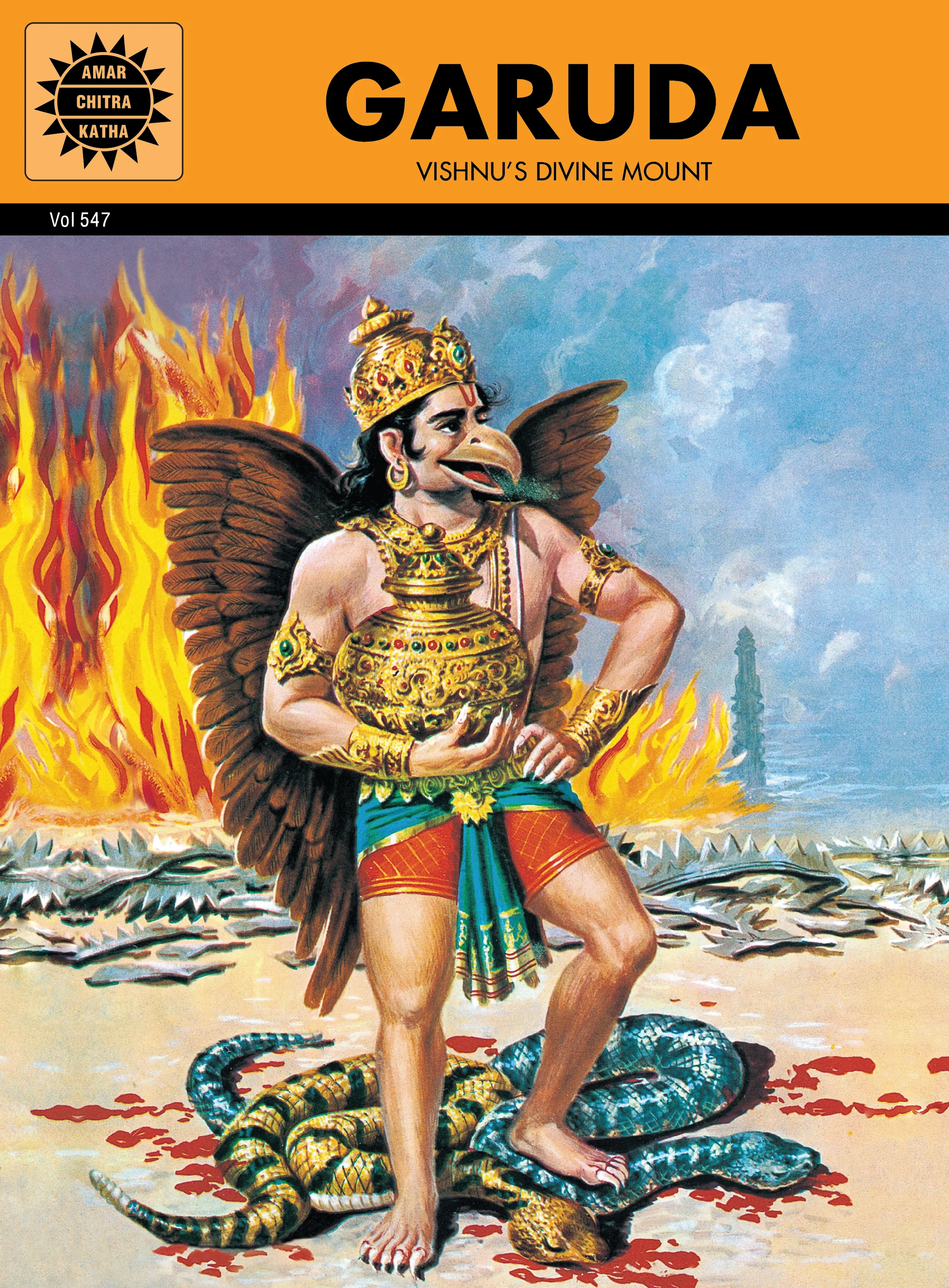 Garuda Tp Vishnus Divine Mount (04/30/2025) Ack Comics (Amar Chitra Katha)