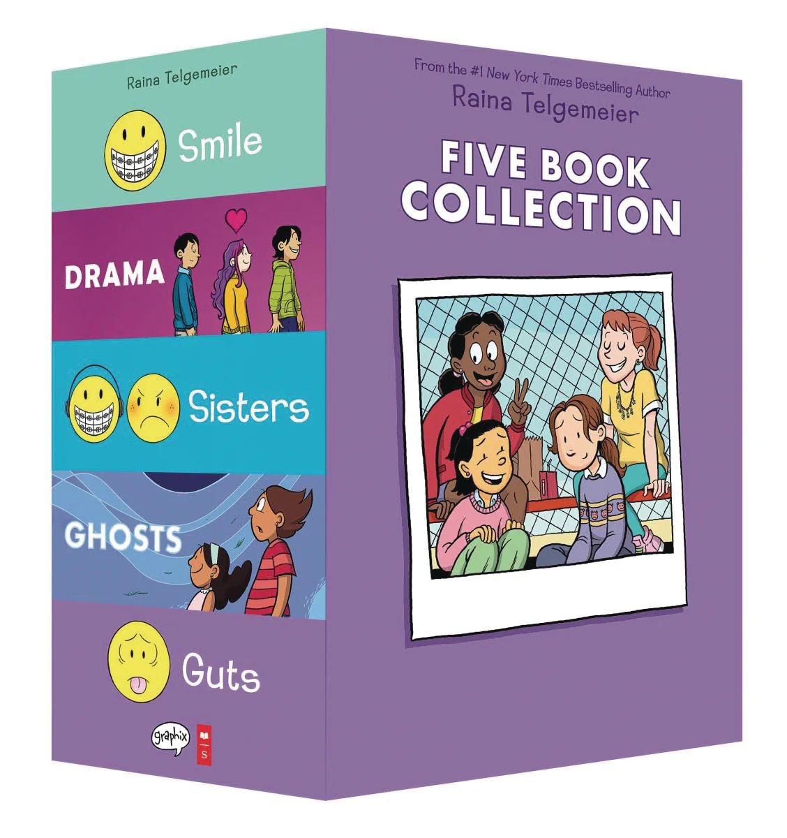 Raina Telgemeier Coll Boxed Set New Ptg (03/12/2025) Graphix