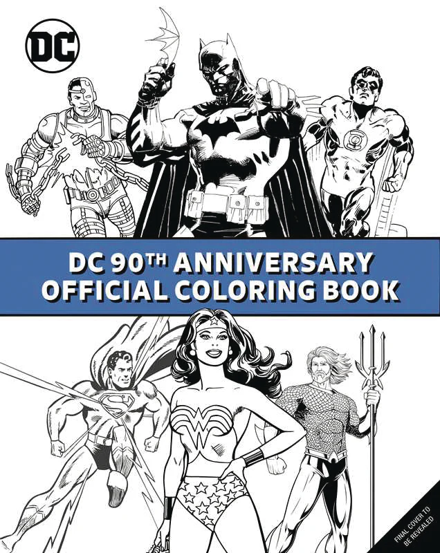 Dc Comics 90Th Anniversary Off Coloring Book Sc (08/27/2025) Insight Editions
