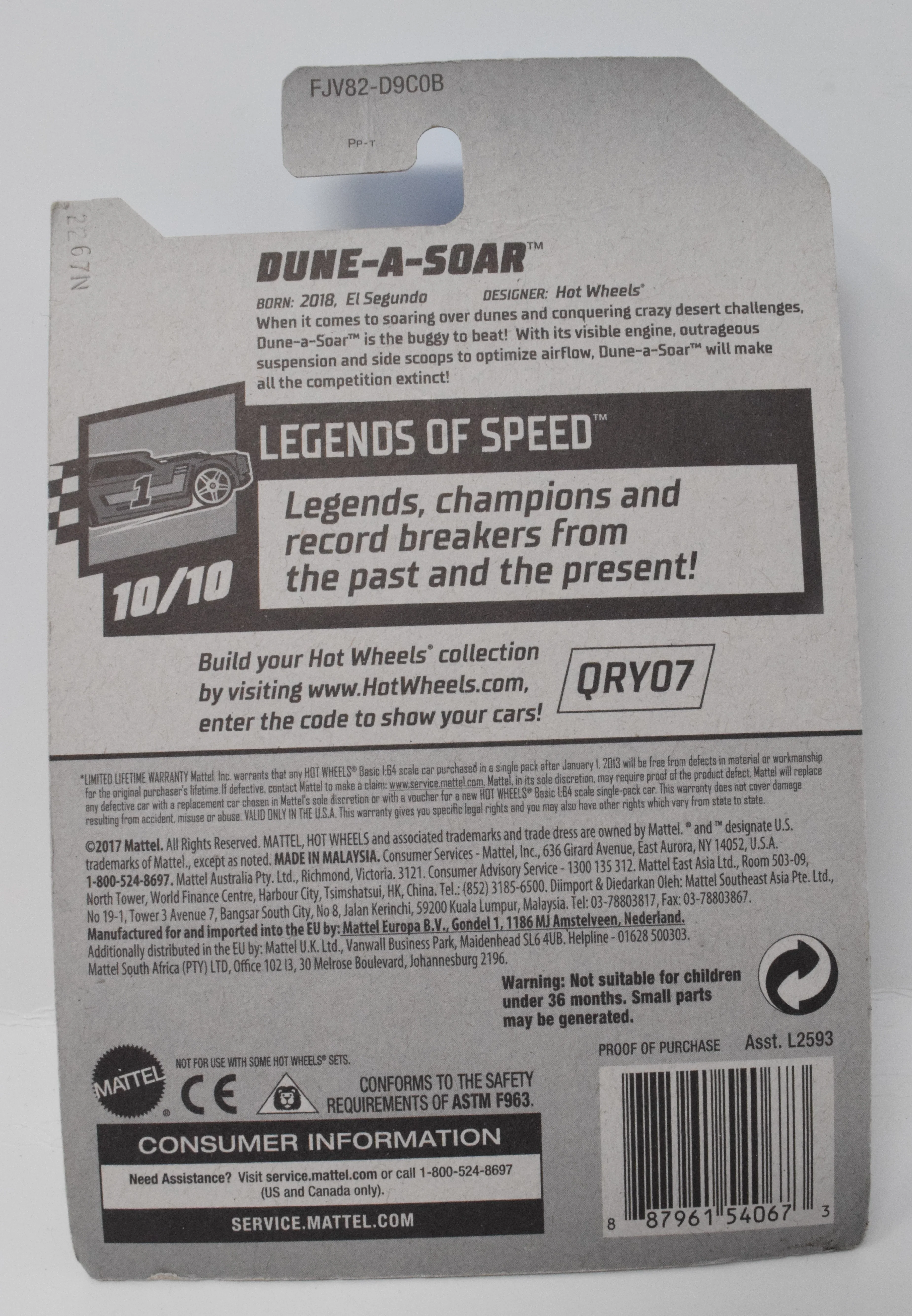 Hot Wheels Dune-A-Soar Legends of Speed 10/10 22 DieCast Car - Image 2