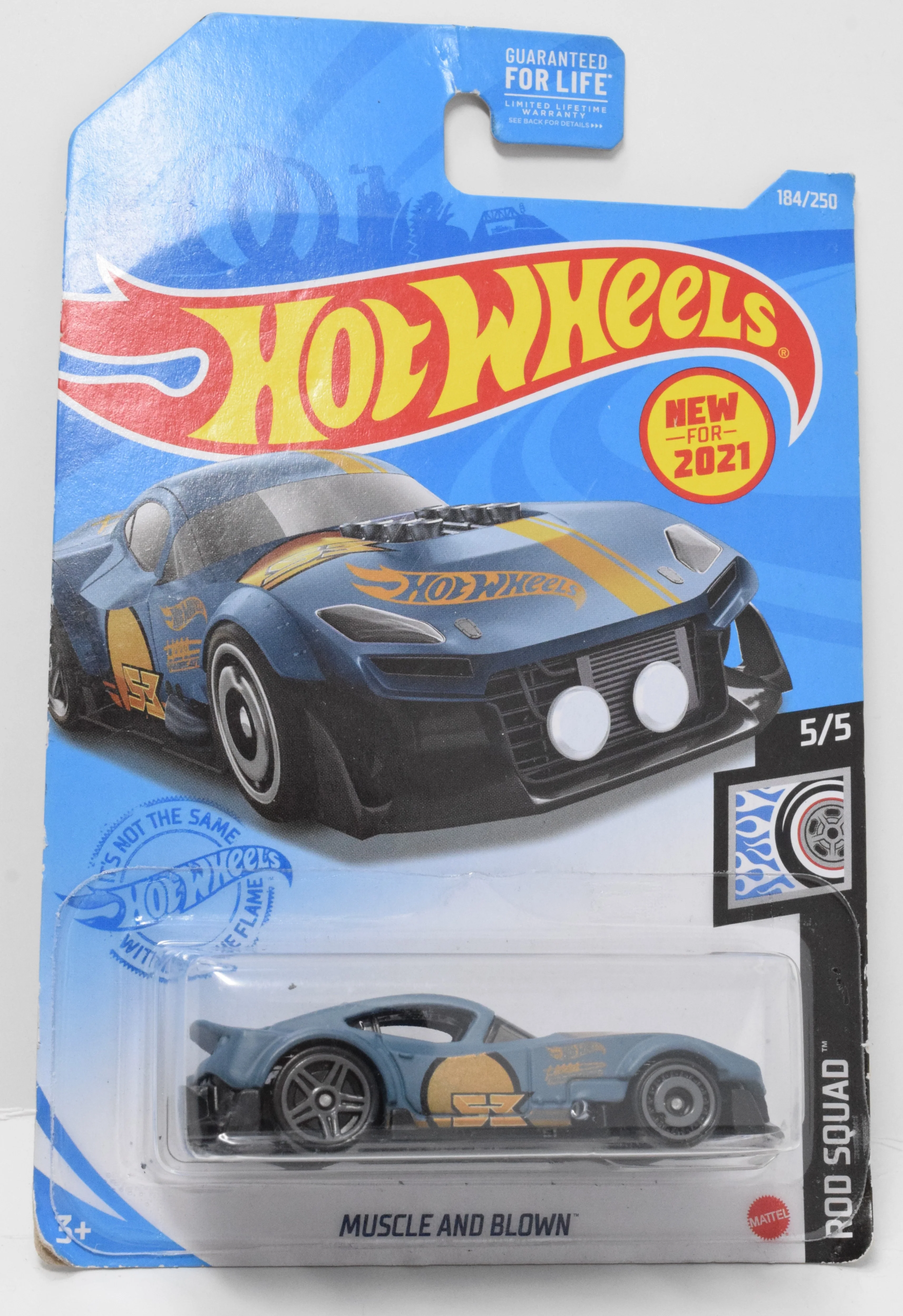 Hot Wheels Muscle and Blown DieCast Car Rod Sqaud 5/5 184 New