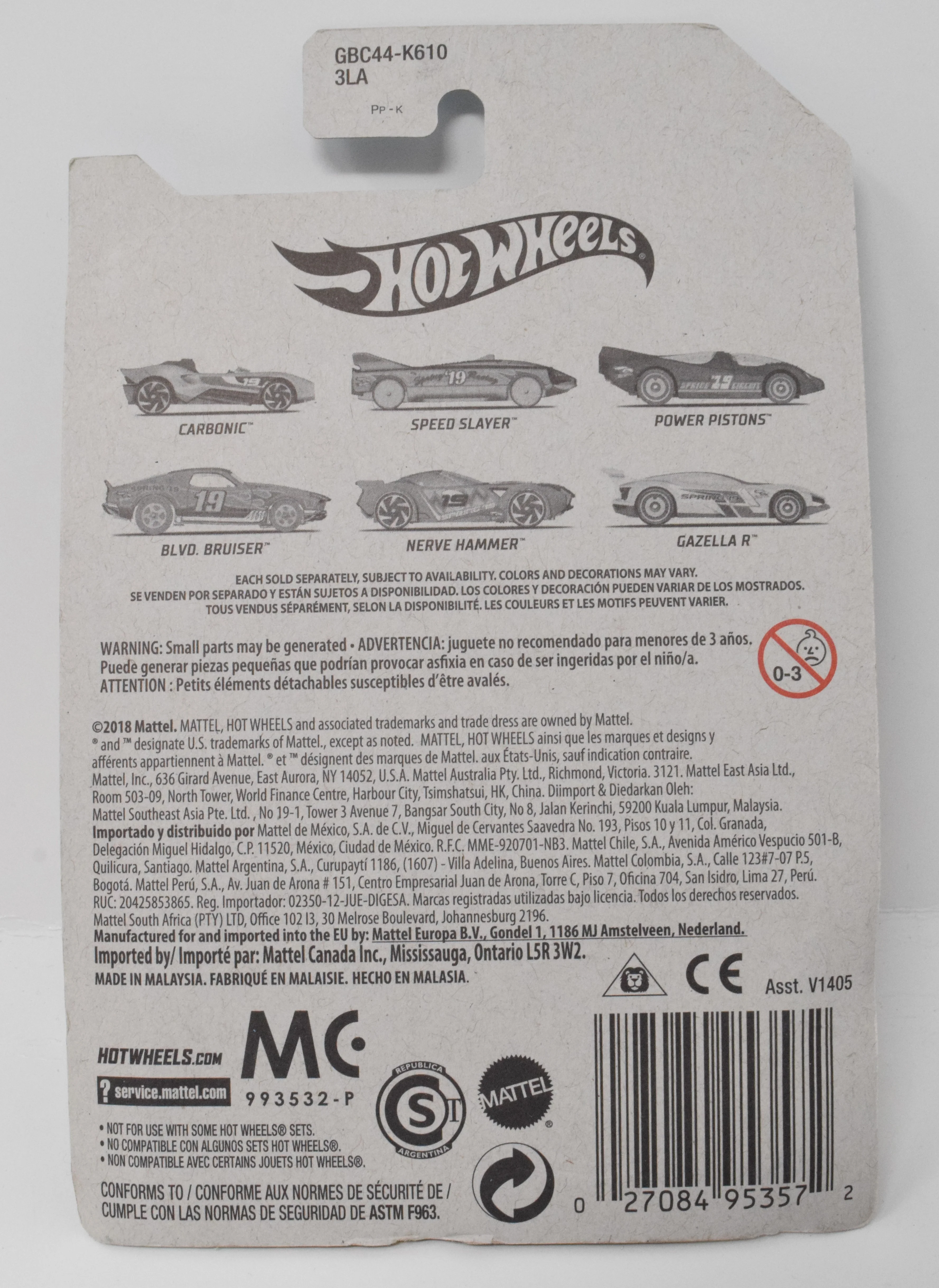 Hot Wheels Speed Slayer 2/6 DieCast Car New - Image 2