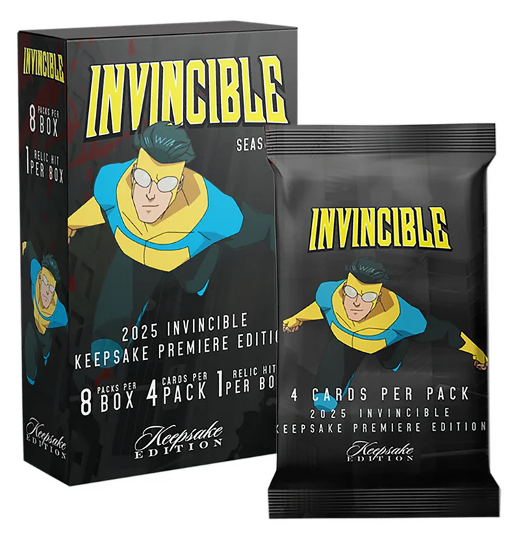 Invincible Season 1 2025 Keepsake Premiere Trading Cards Blaster Box (10/29/2025)