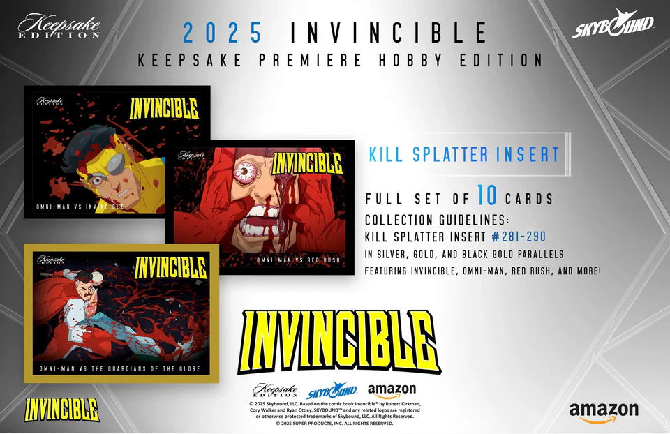 Invincible Season 1 2025 Keepsake Premiere Trading Cards Blaster Box (10/29/2025) - Image 17