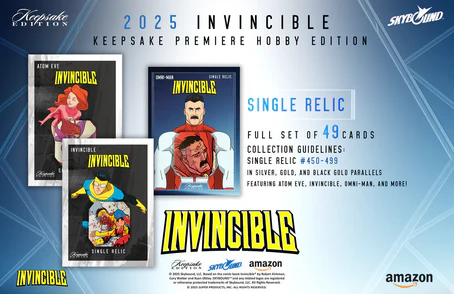 Invincible Season 1 2025 Keepsake Premiere Trading Cards Blaster Box (10/29/2025) - Image 18