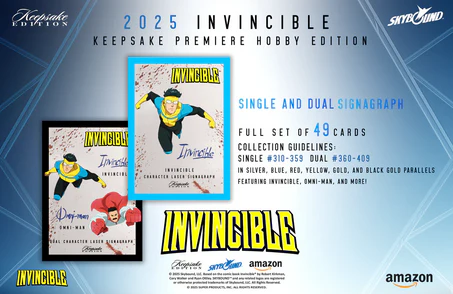 Invincible Season 1 2025 Keepsake Premiere Trading Cards Blaster Box (10/29/2025) - Image 19