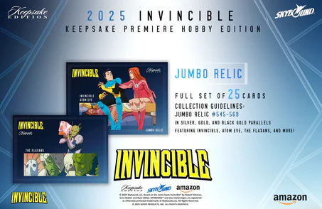 Invincible Season 1 2025 Keepsake Premiere Trading Cards Blaster Box (10/29/2025) - Image 9