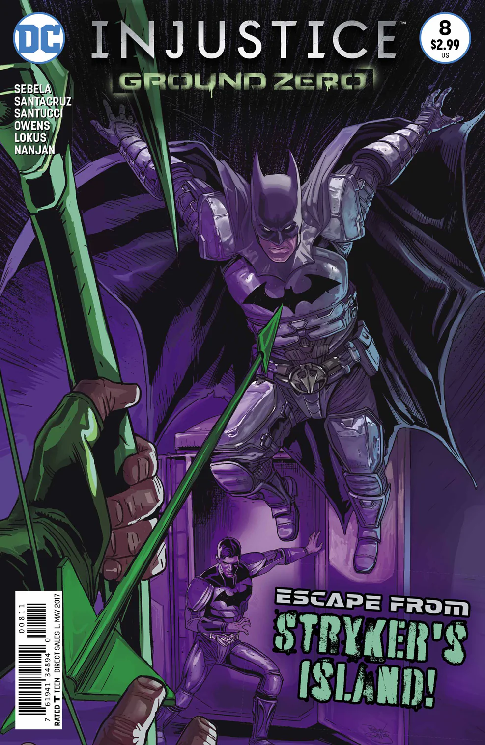 Injustice Ground Zero #8 DC 2017 VF NM Renato Guedes Batman Green Arrow