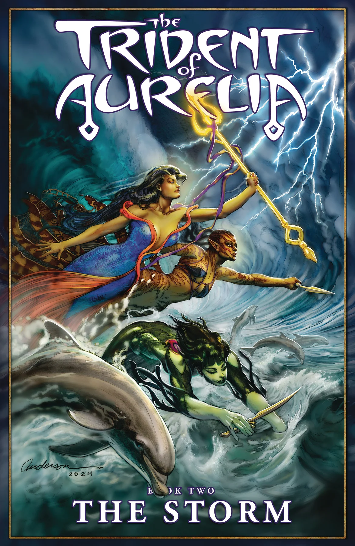Trident Of Aurelia Storm Tp (09/04/2024) Battle Quest Comics