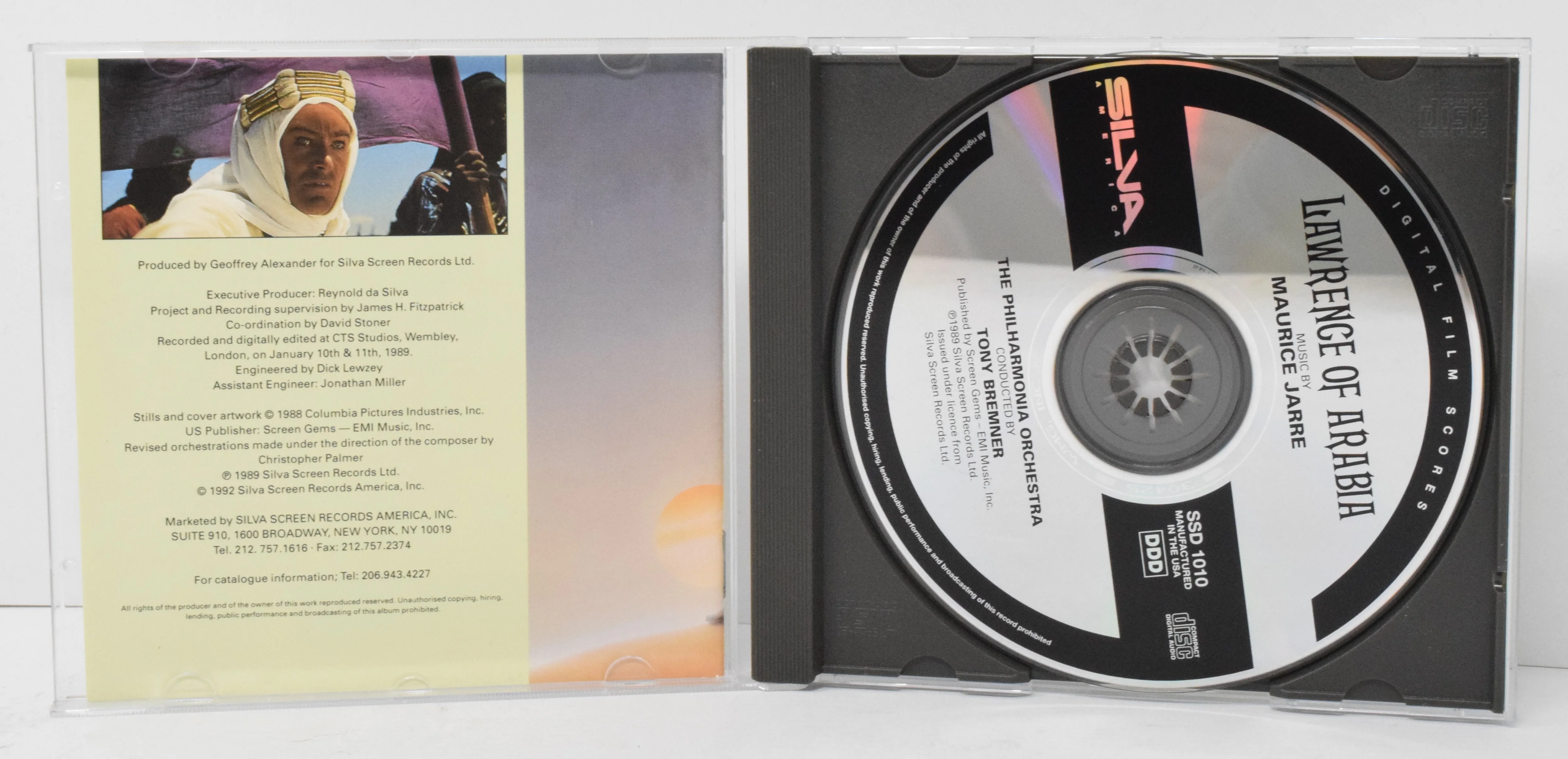 Lawrence Of Arabia Soundtrack CD Maurice Jarre Silva - Image 3