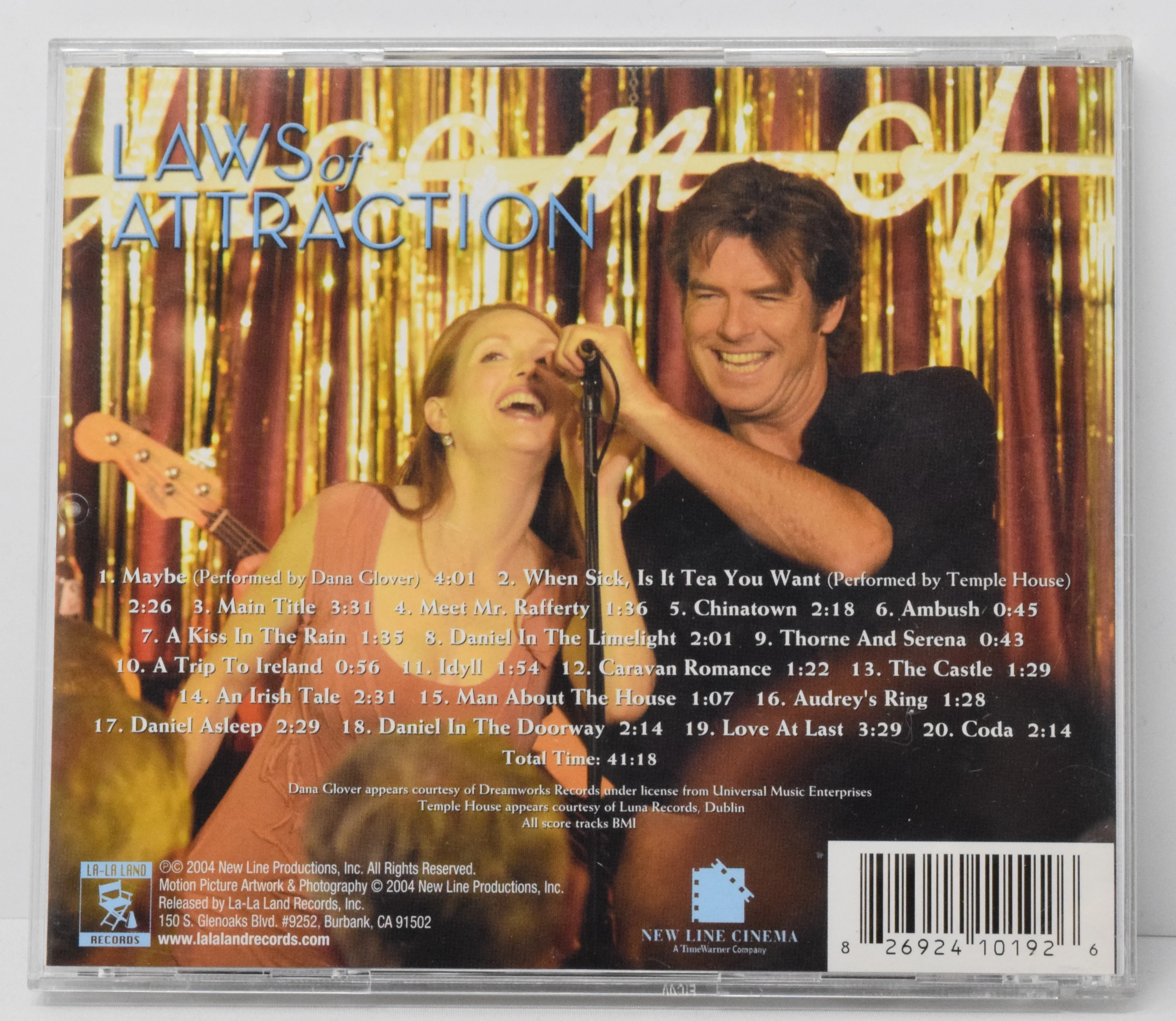 Laws Of Attraction Soundtrack CD Edward Shearmur  La-La Land - Image 2