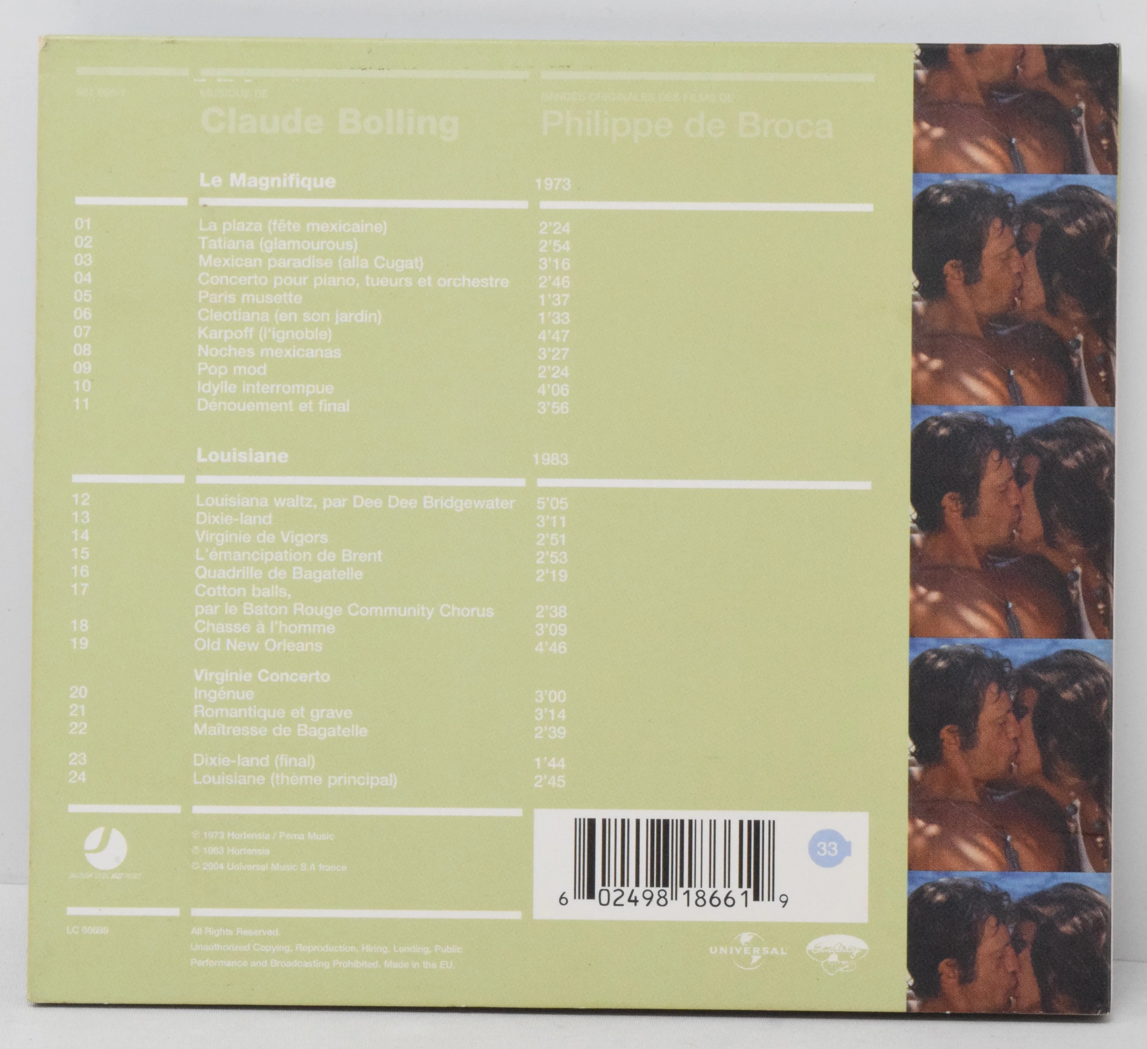 Le Magnifique Louisiane Soundtrack CD Claude Bolling - Image 2