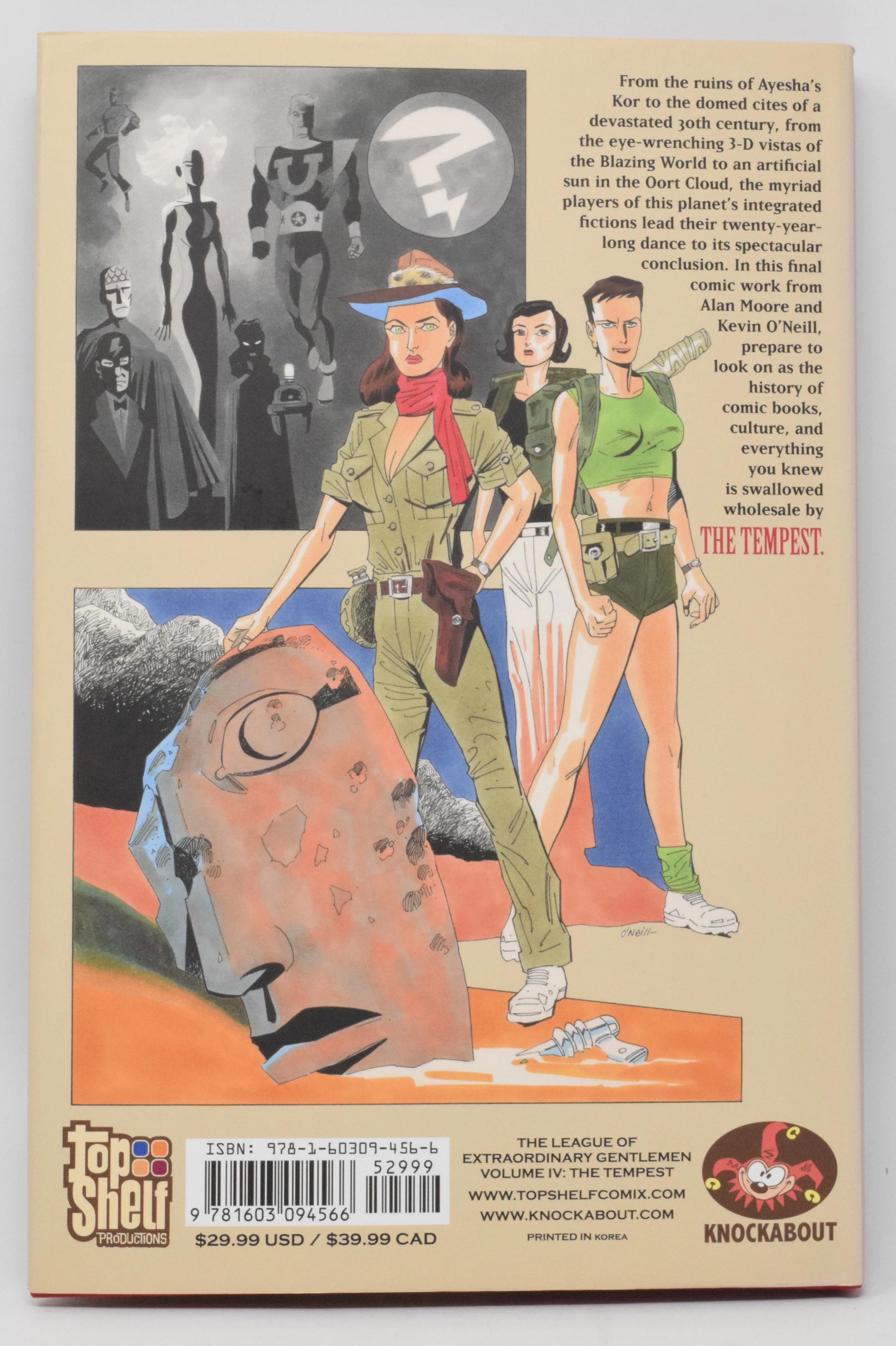 League Of Extraordinary Gentlemen Tempest HC Top Shelf 2020 NM Alan Moore - Image 2