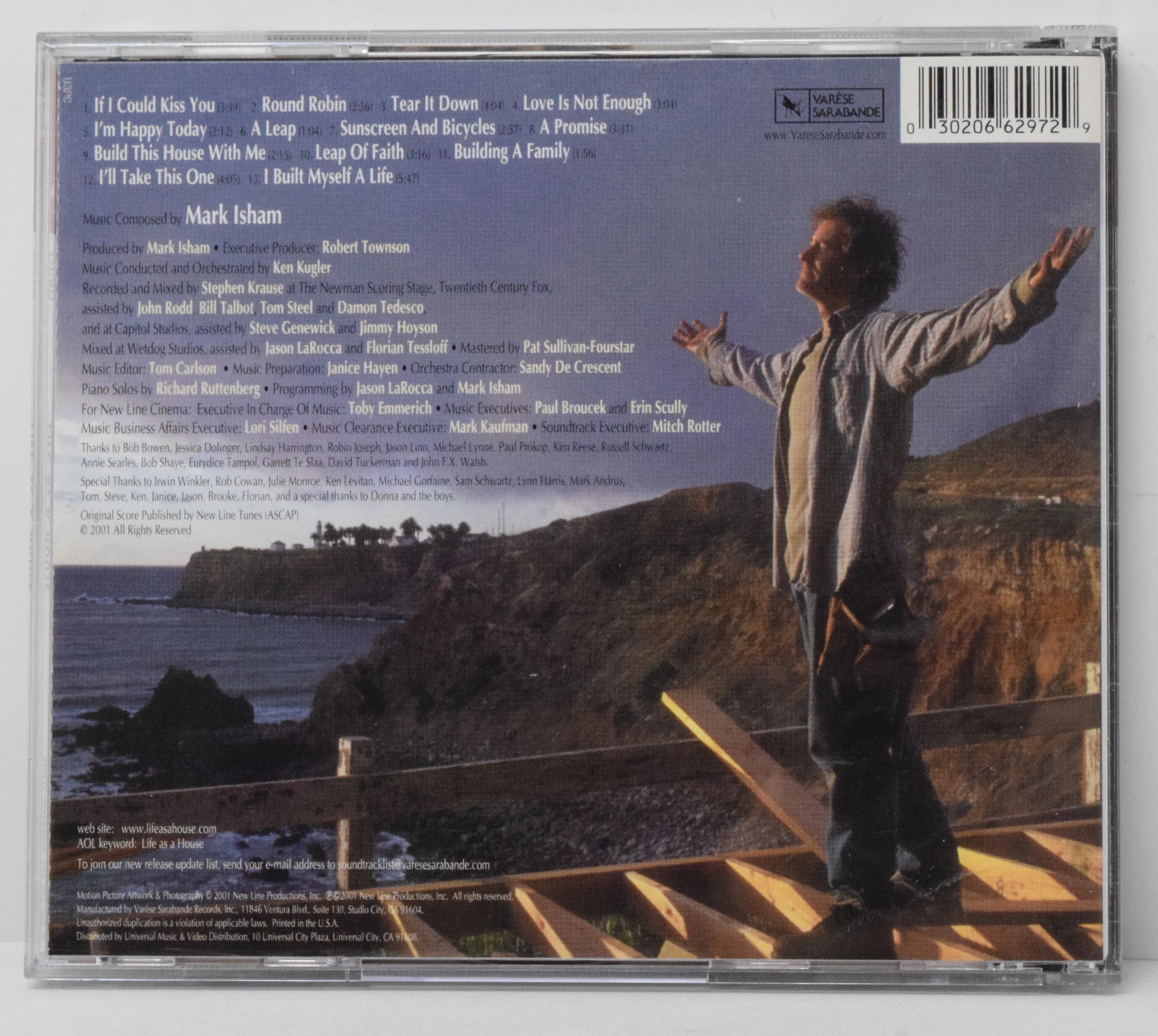 Life As A House Soundtrack CD Mark Isham Varese - Image 2
