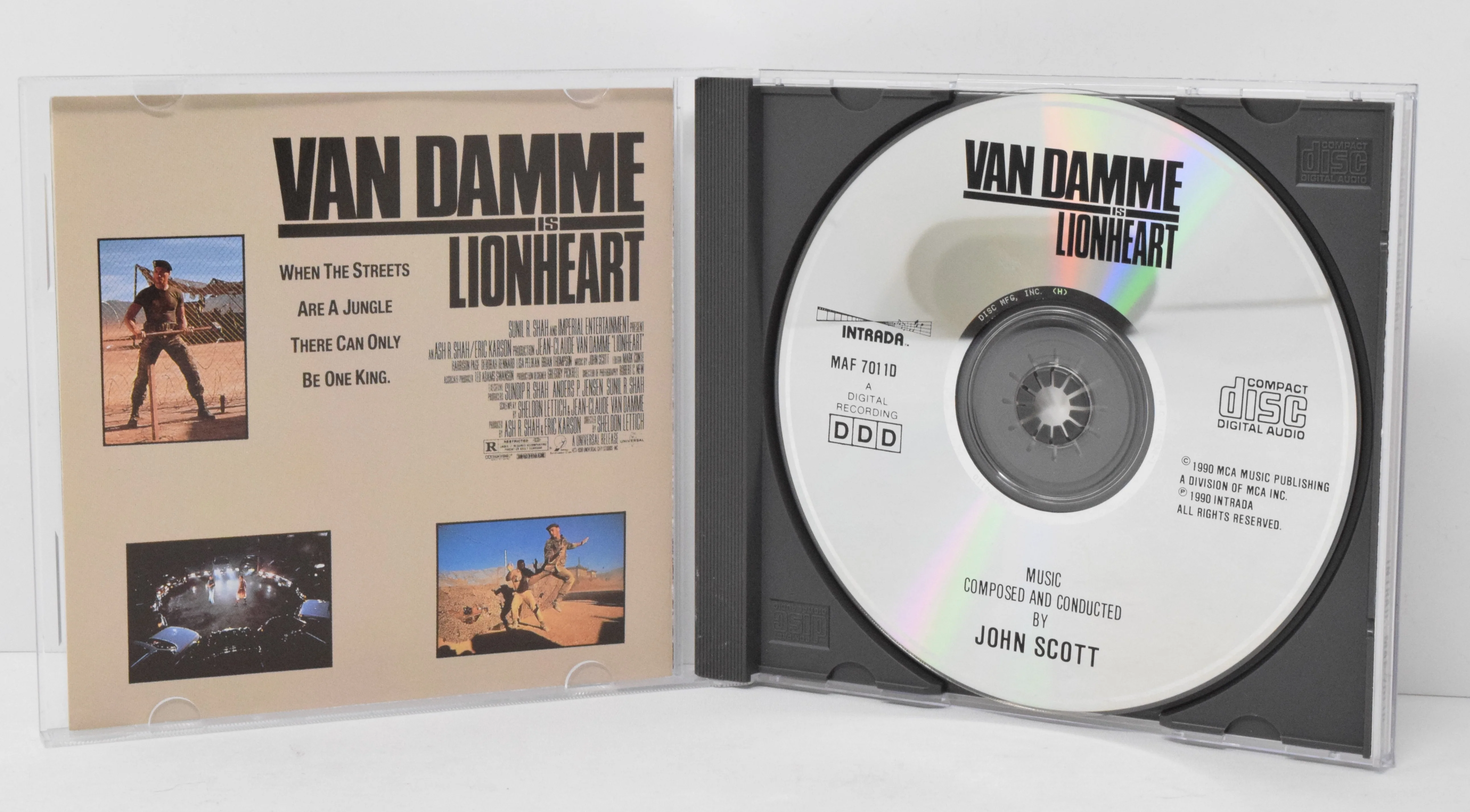 Lionheart Soundtrack CD John Scott Intrada Van Damme - Image 3