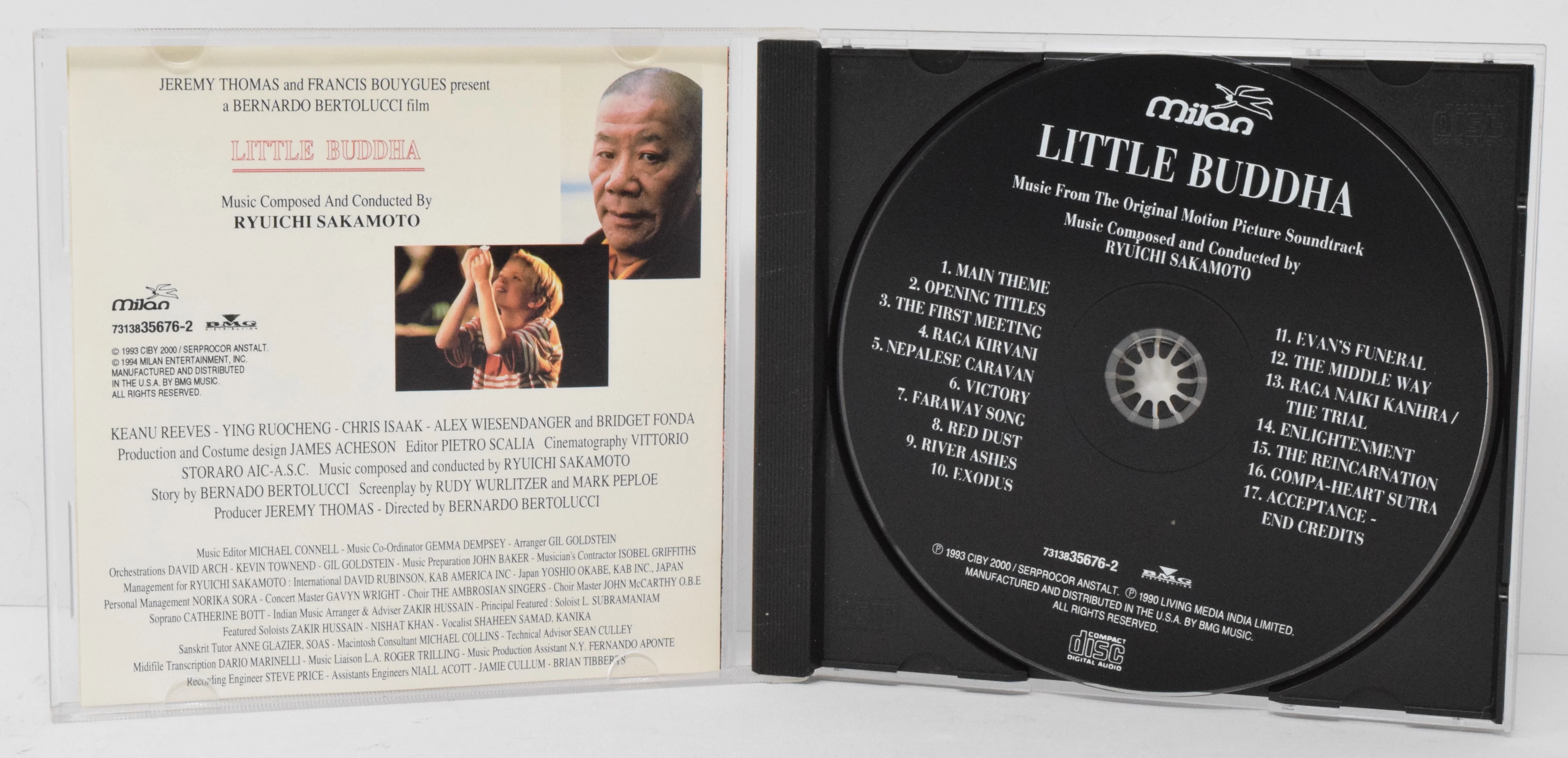 Little Buddah Soundtrack CD Ryuichi Sakamoto Milan - Image 3