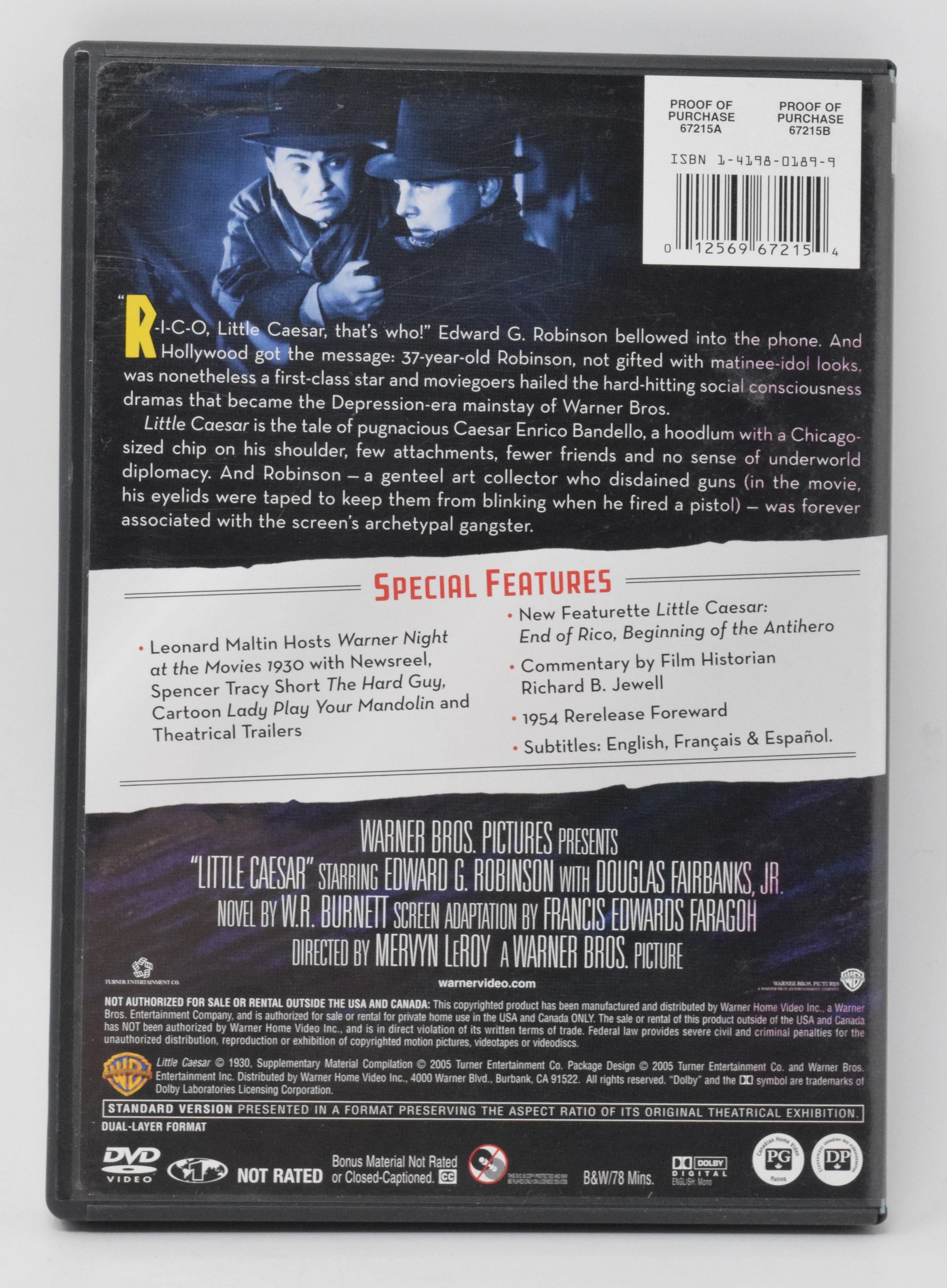 Little Caesar DVD - Image 2