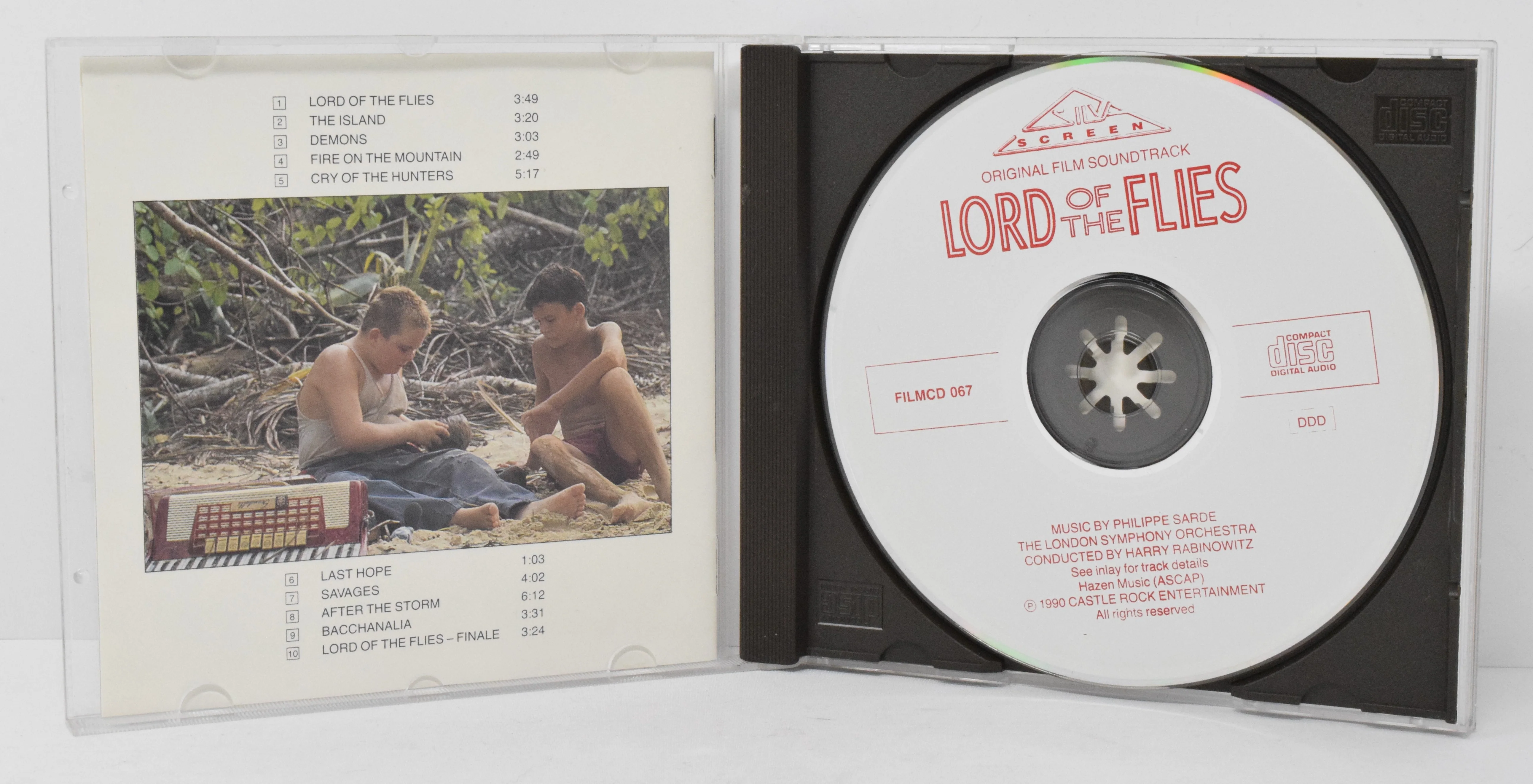 Lord Of The Flies Soundtrack CD Philppe Sarde Silva - Image 3