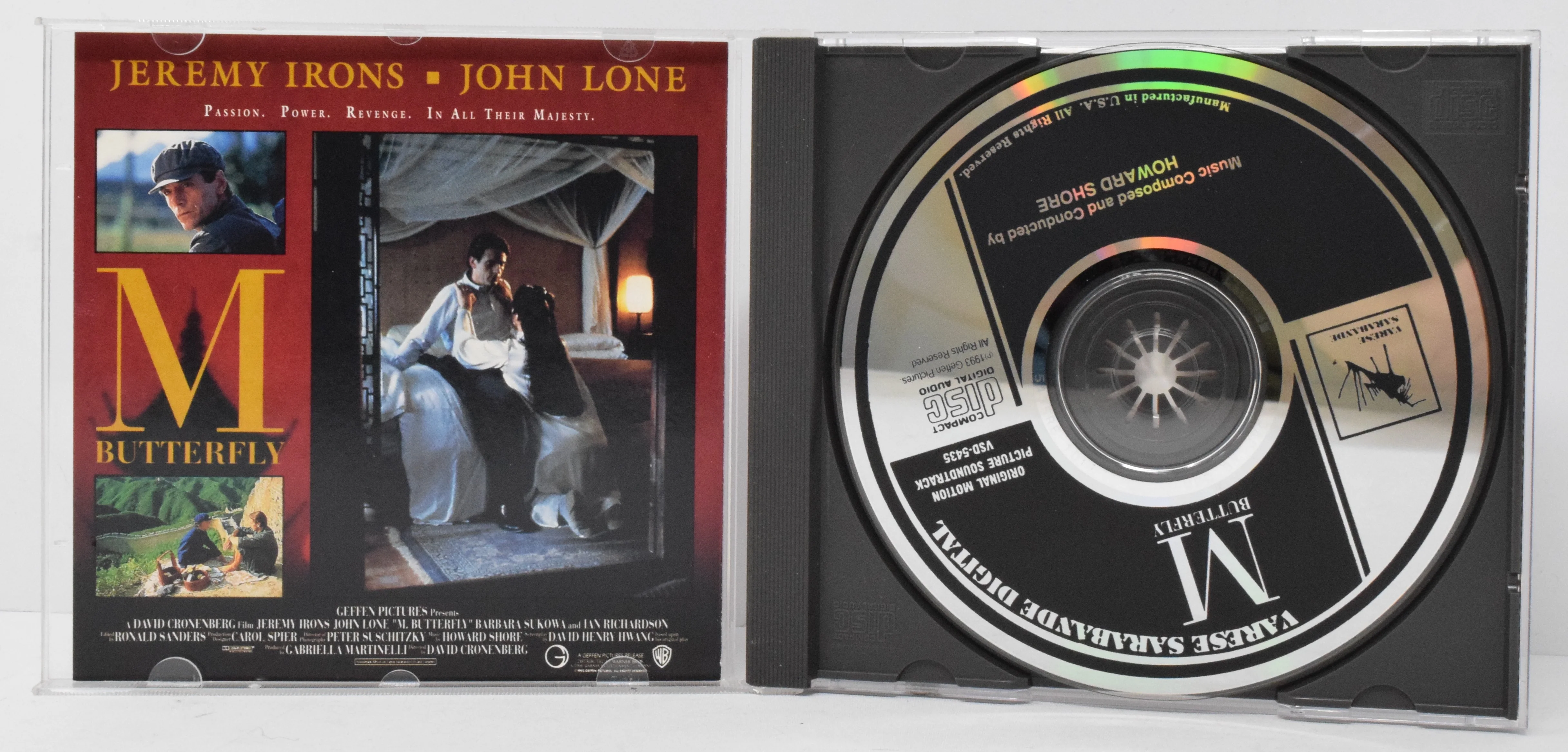 M Butterfly Soundtrack CD Howard Shore Varese - Image 3