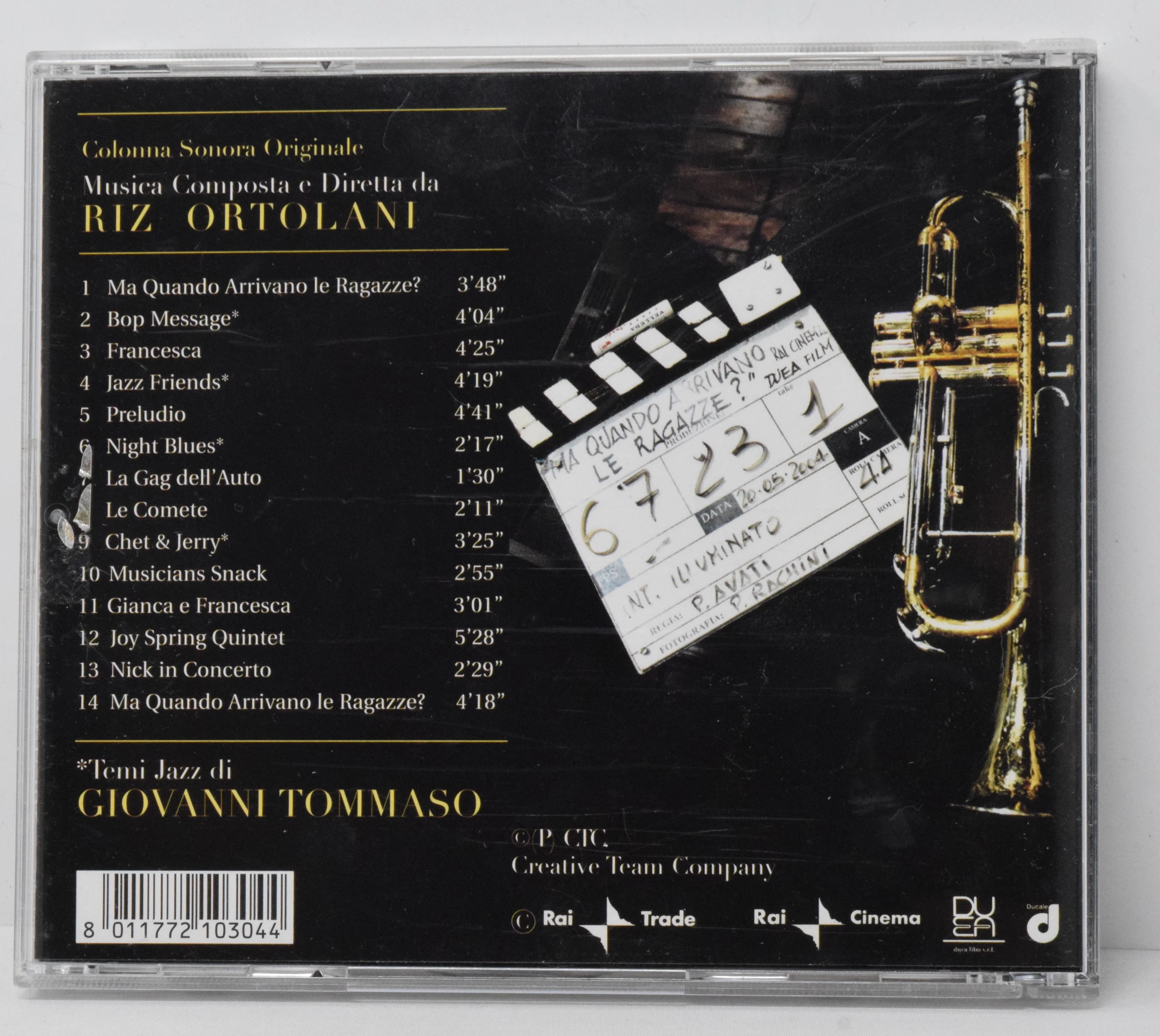 Ma Quando Arrivano Le Ragazze Soundtrack CD Riz Ortolani Rai - Image 2