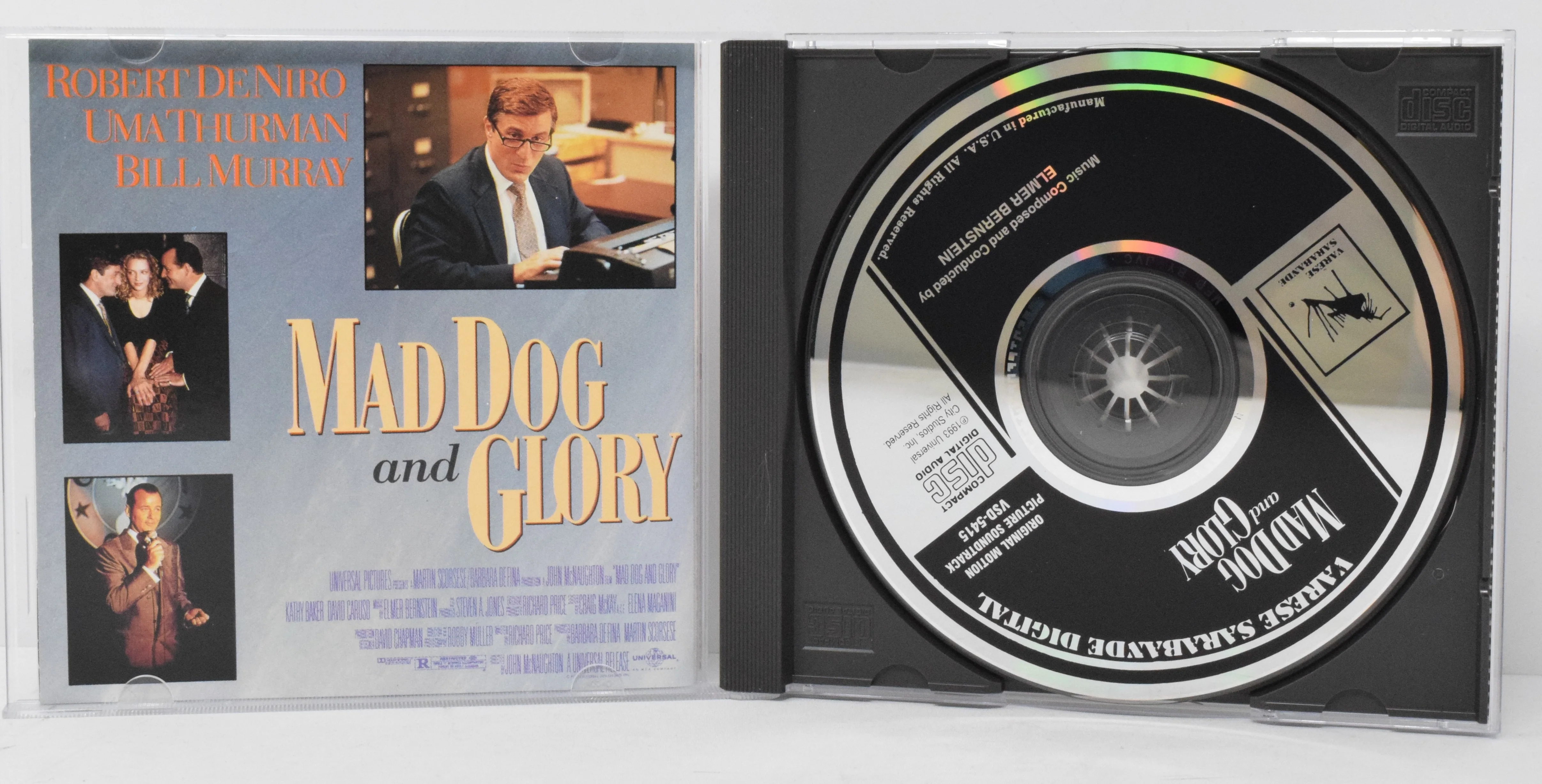 Mad Dog Glory Soundtrack CD Elmer Bernstein Varese - Image 3