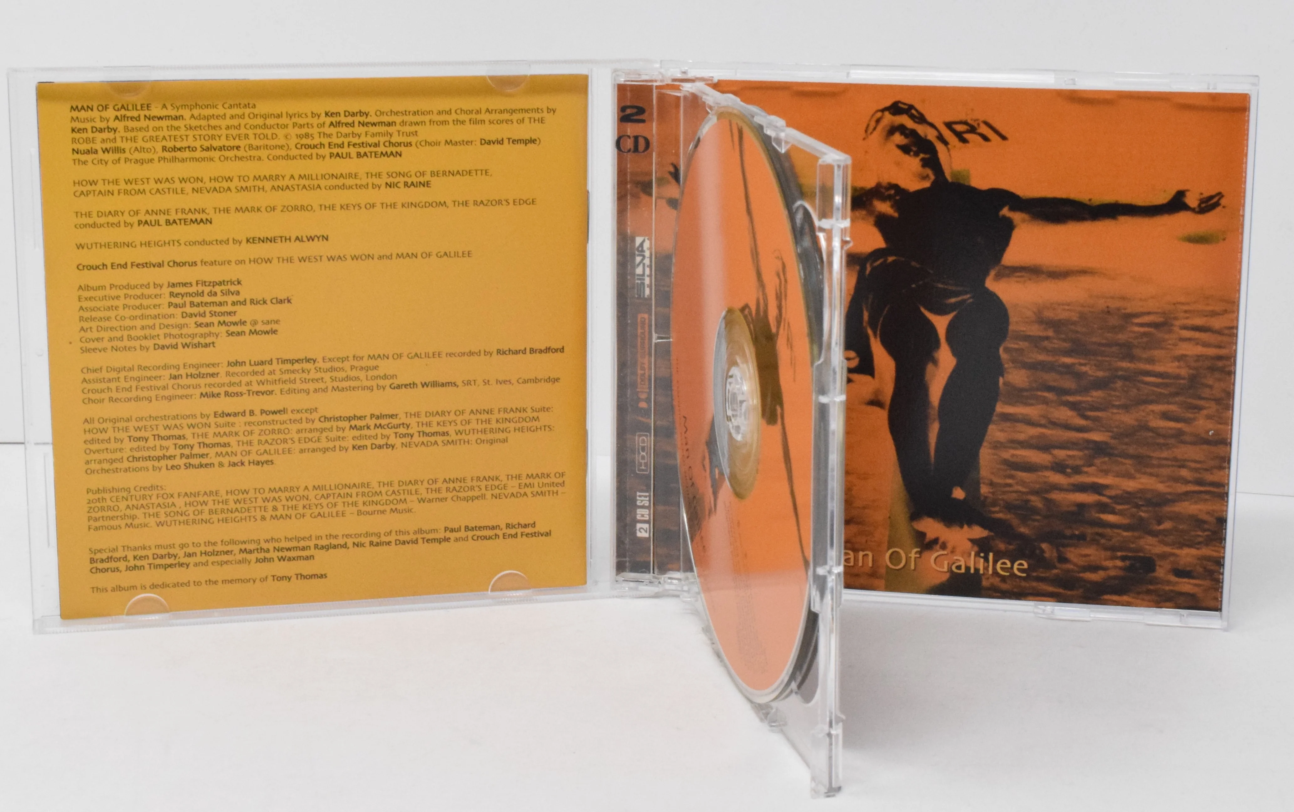 Man Of Galilee Soundtrack CD Alfred Newman Silva - Image 3