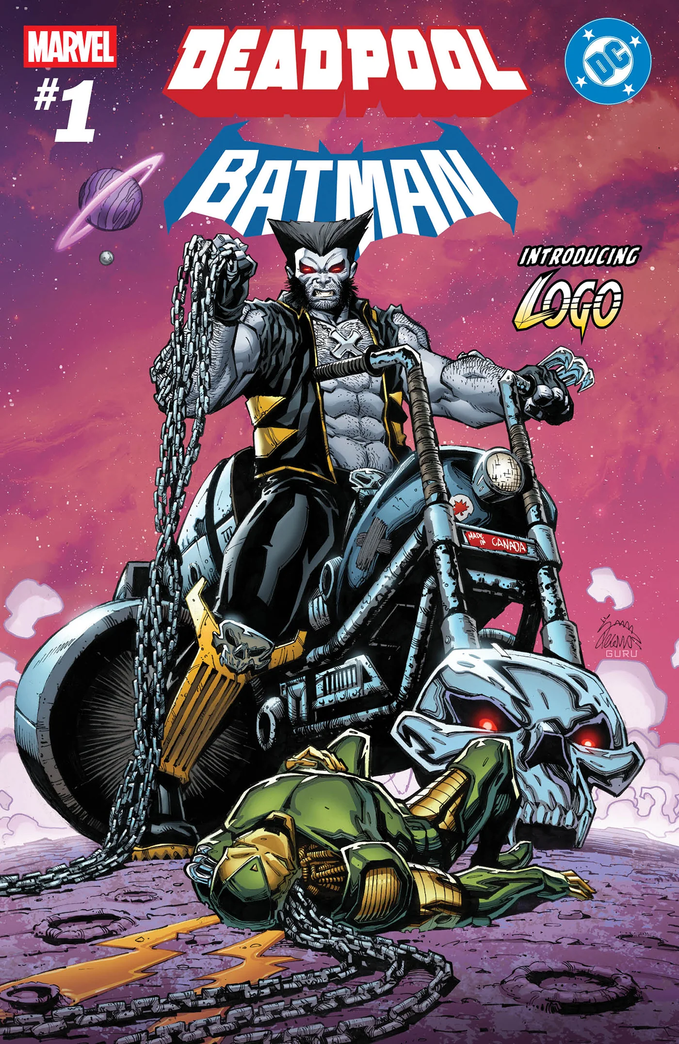 Marvel Dc Deadpool Batman #1 2nd Print A1 Cover Set Of 3 1:25 1:50 (10/29/2025) Marvel - Image 2