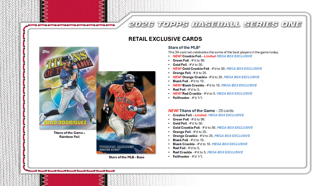 MLB Baseball Series 1 Trading Cards Topps 2026 Retail Tin (04/01/2026) - Image 10