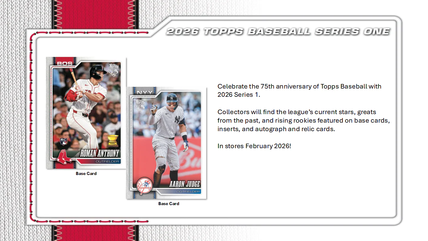 MLB Baseball Series 1 Trading Cards Topps 2026 Retail Tin (04/01/2026) - Image 5