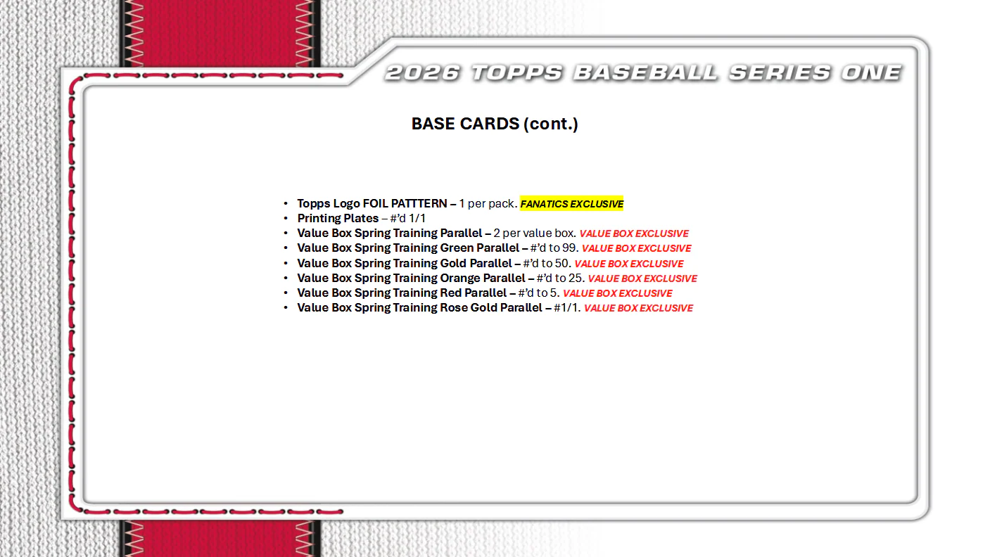 MLB Baseball Series 1 Trading Cards Topps 2026 Retail Tin (04/01/2026) - Image 7
